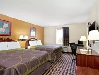 Double Room with Two Double Beds- Disability Access - Non-Smoking in Super 8 by Wyndham Forrest City AR