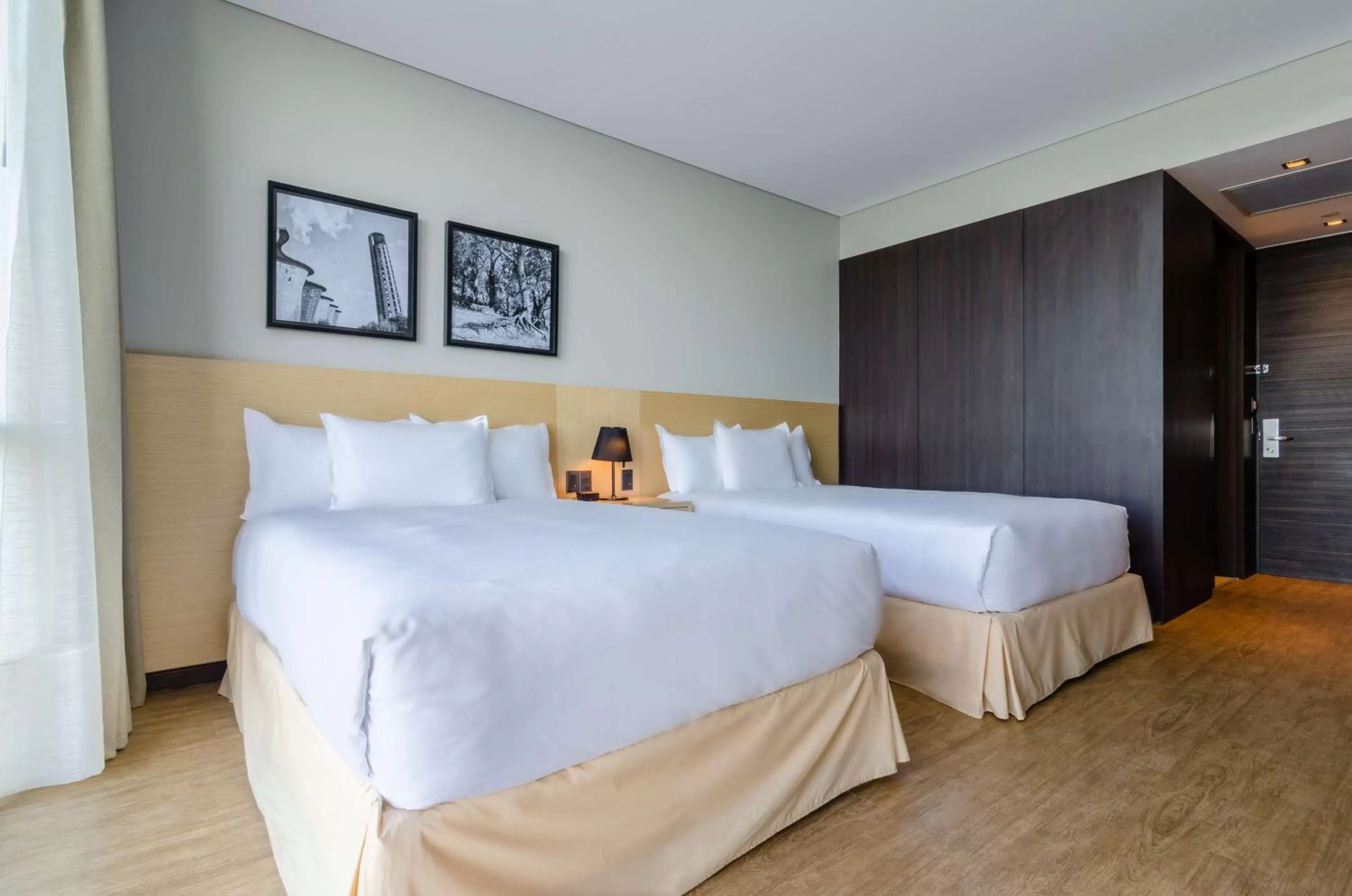 Double Room with Two Double Beds - single occupancy - Non-Smoking in Hampton By Hilton Montevideo Carrasco