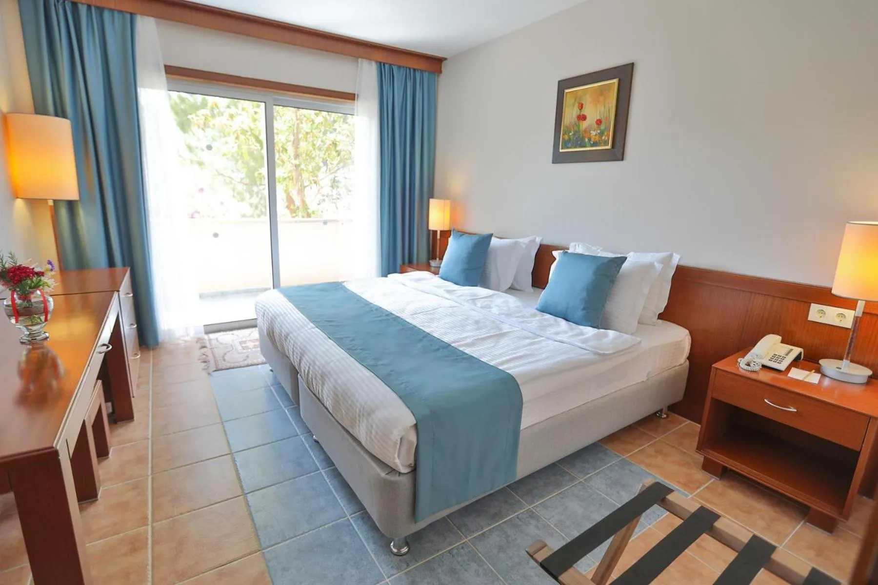 Standard Double or Twin Room with Sea View in Happy Hotel Kalkan