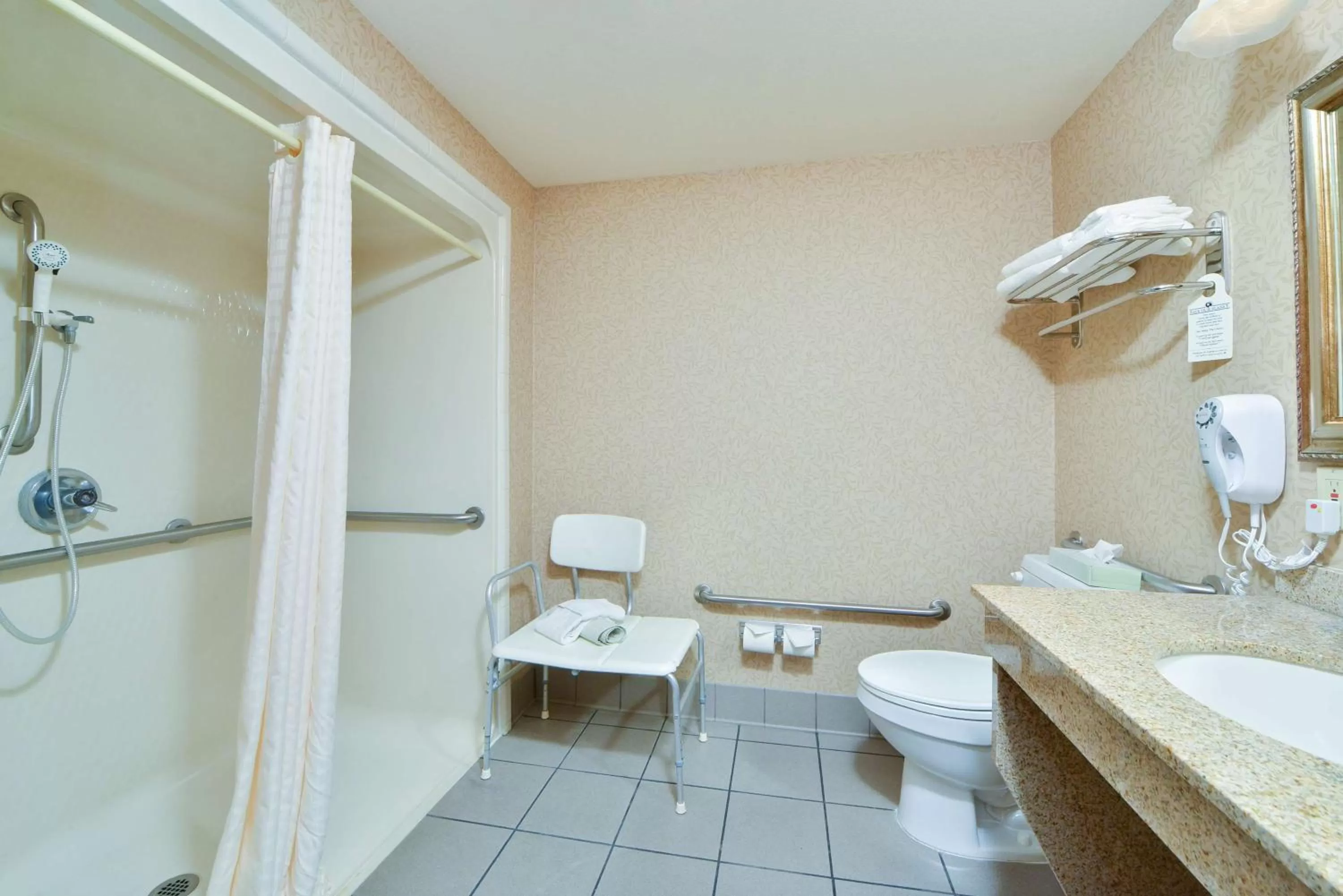 King Room with Roll-In Shower - Mobility Access in Best Western Plus Meridian