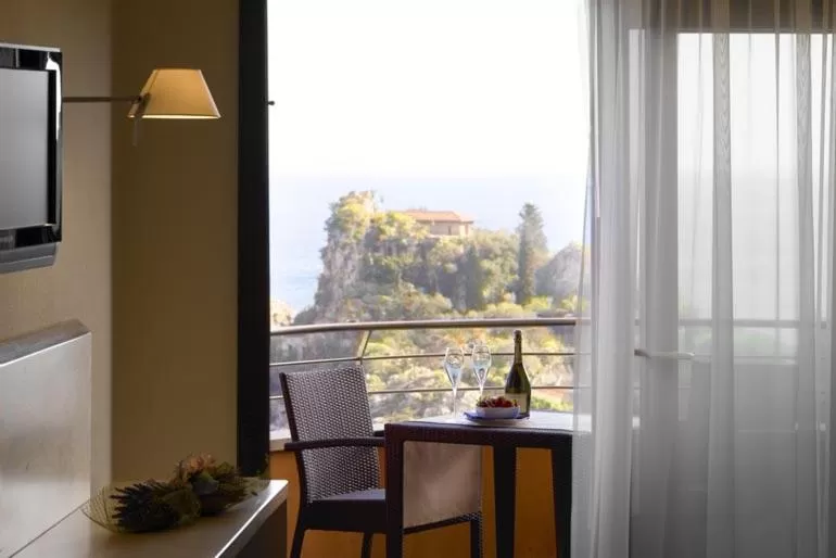 Double Room with Balcony in Taormina Panoramic Hotel