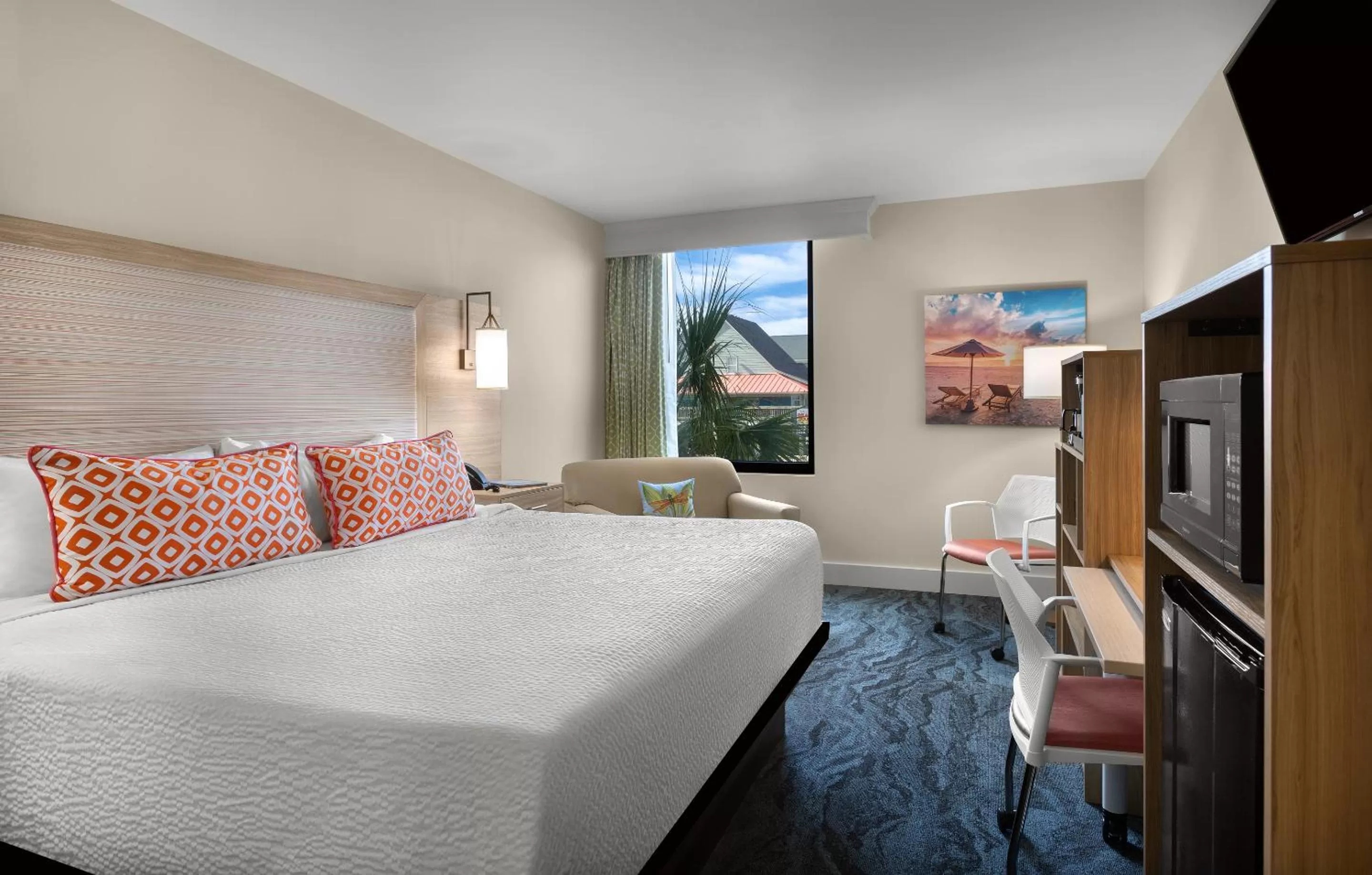 Ocean View King with Balcony in Surfside Beach Oceanfront Hotel