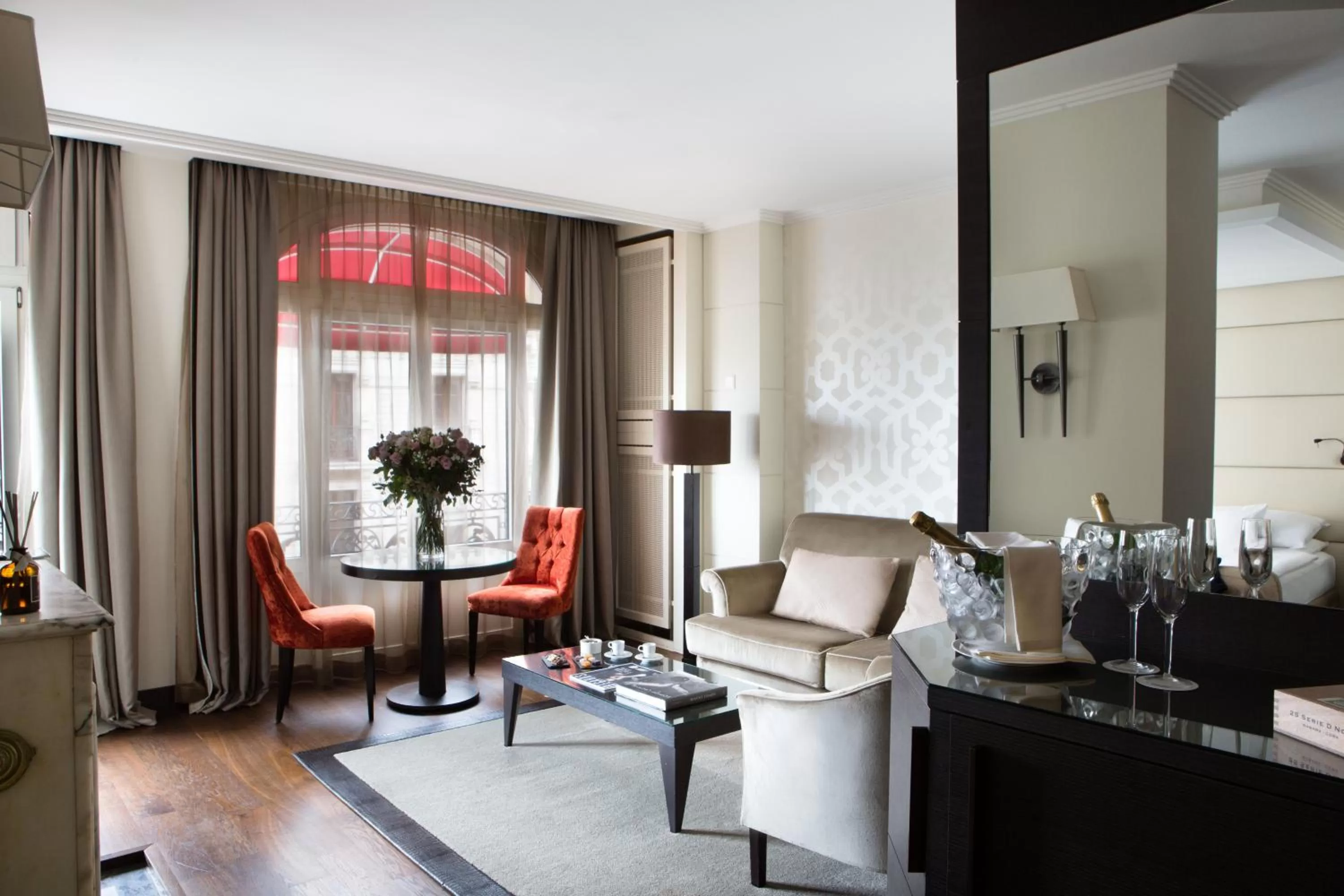 Junior Suite with City View in Lausanne Palace