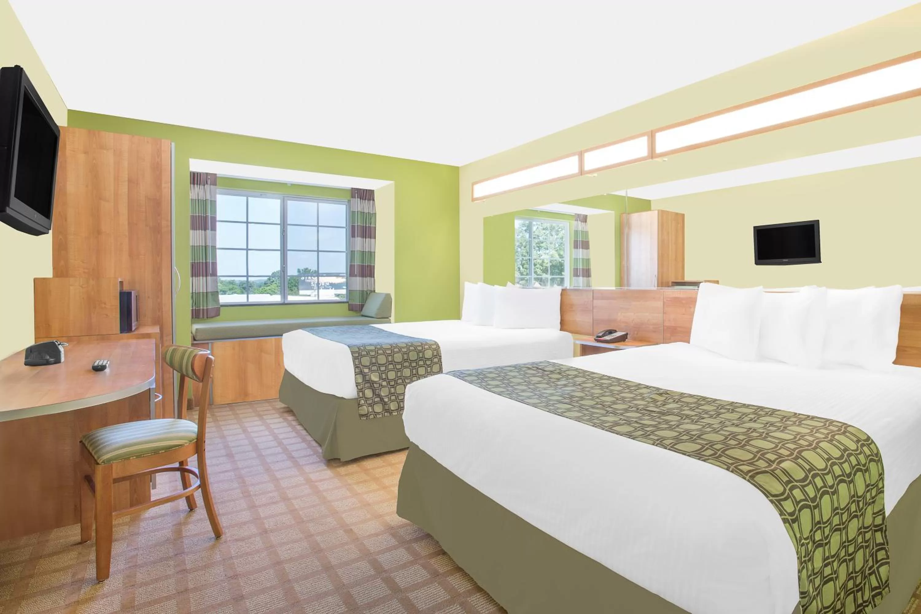 Queen Room with Two Queen Beds - Non-Smoking in Microtel Inn & Suites by Wyndham Tuscumbia/Muscle Shoals