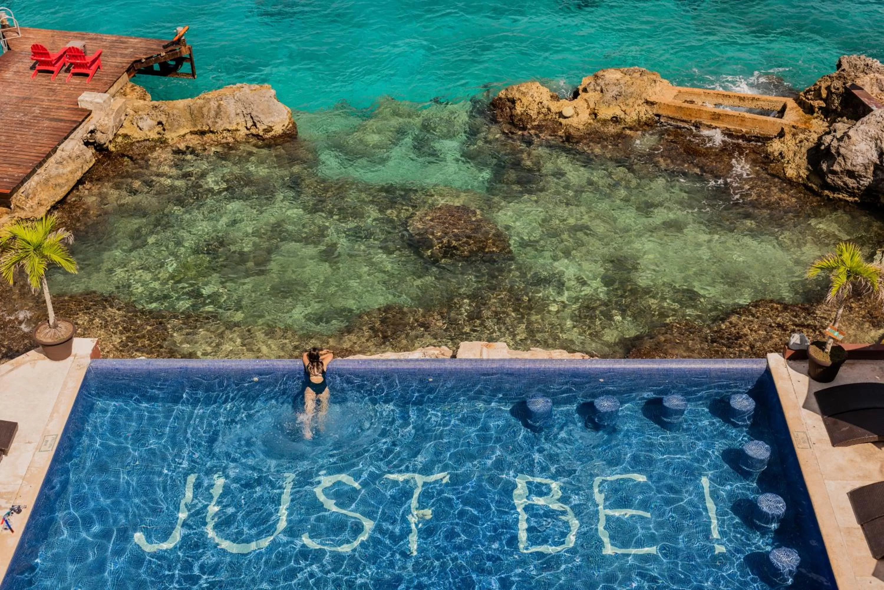 Pool view, Swimming Pool in Hotel B Cozumel