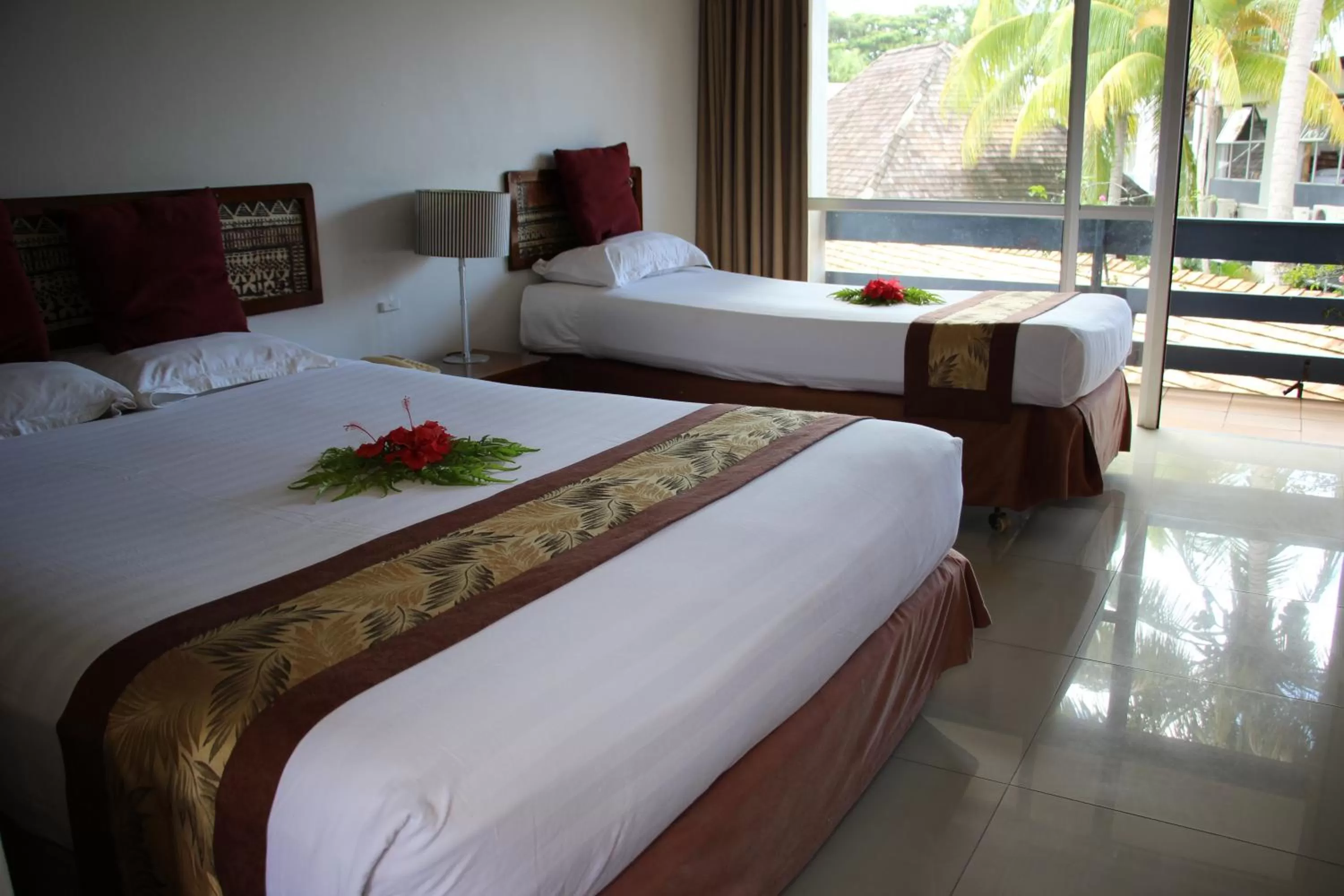 Double or Twin Room with Pool View in Capricorn International Hotel