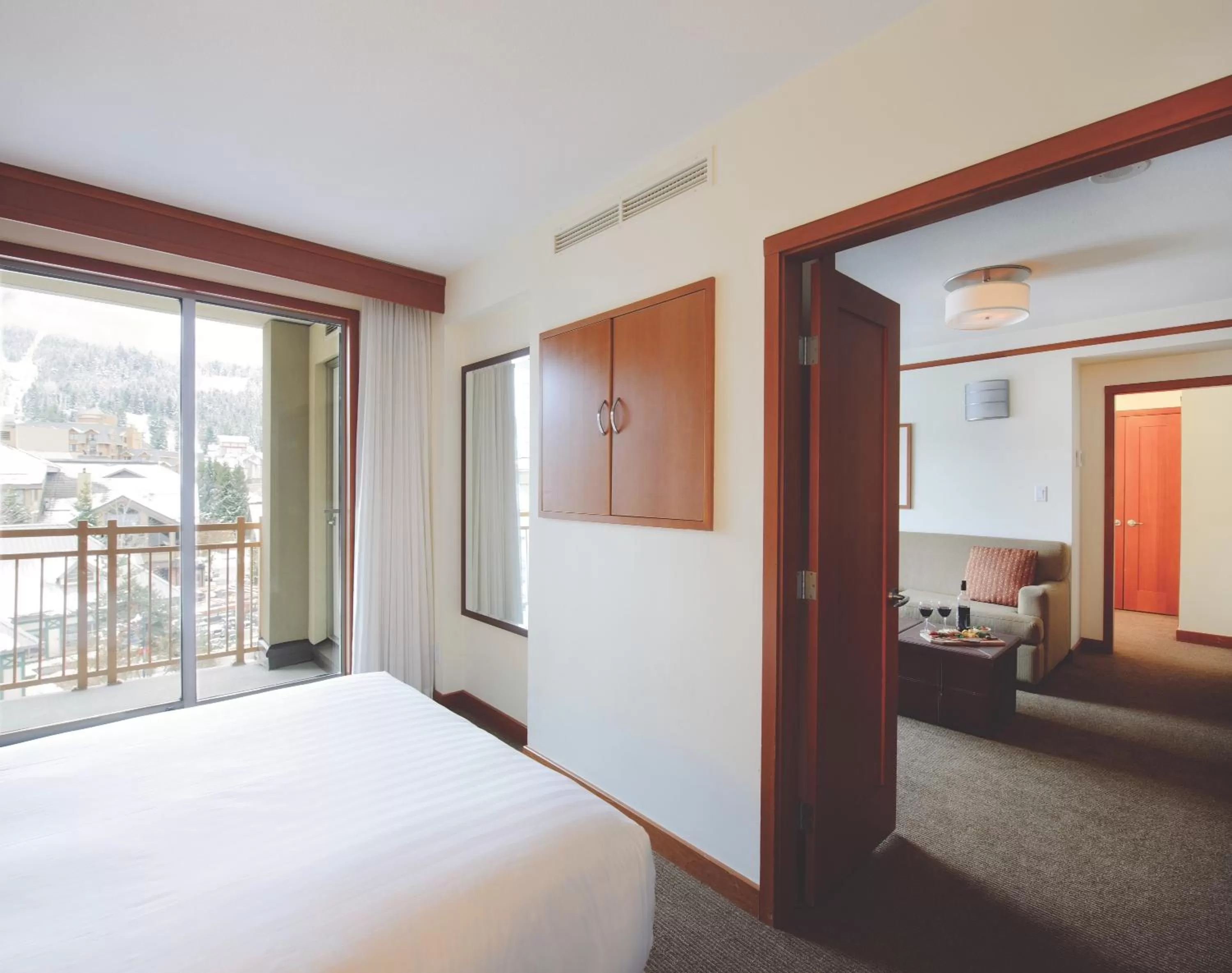 Two Bedroom Upper Floor Suite in Pan Pacific Whistler Village Centre