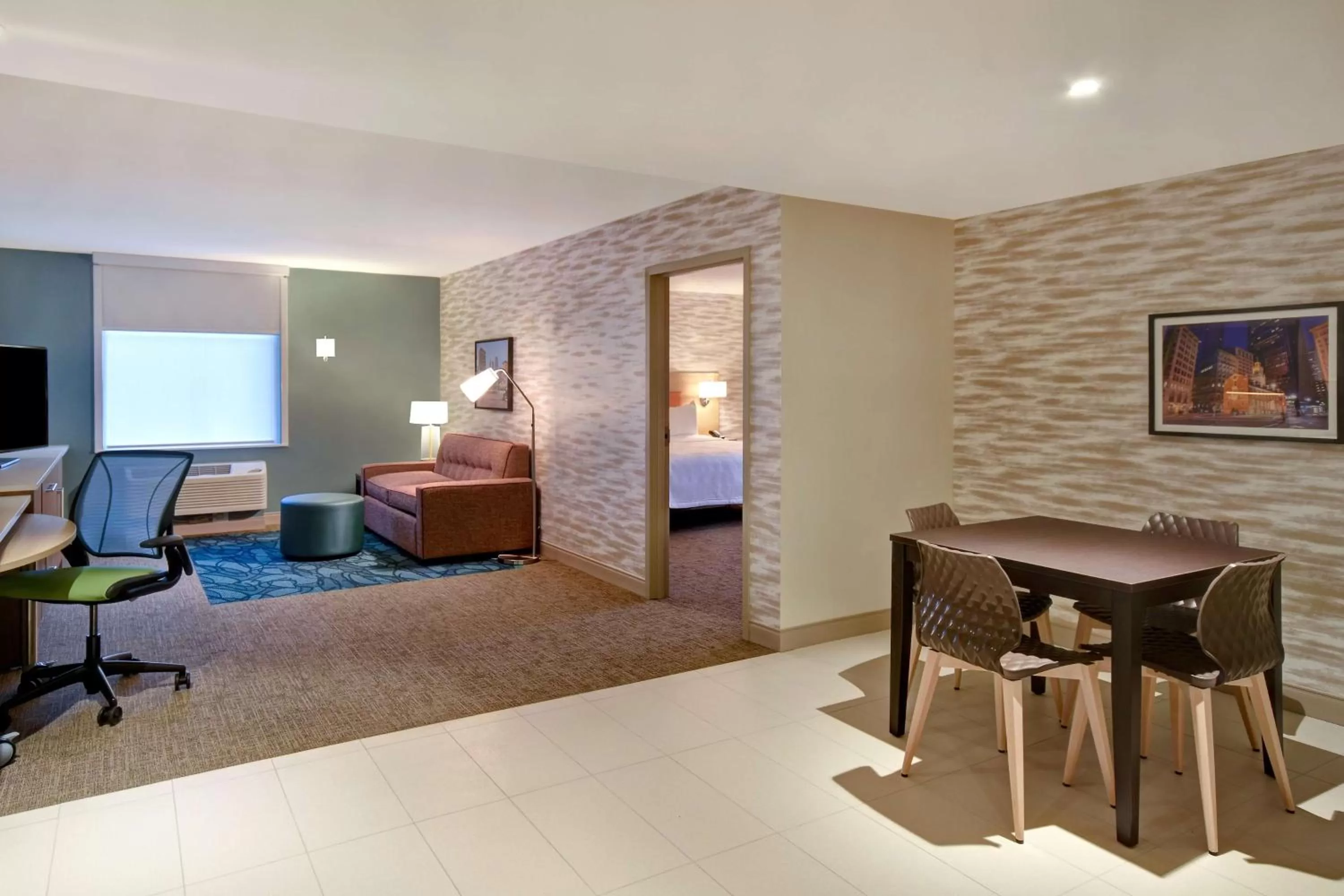 One-Bedroom King Suite - Non-Smoking in Home2 Suites By Hilton Boston South Bay