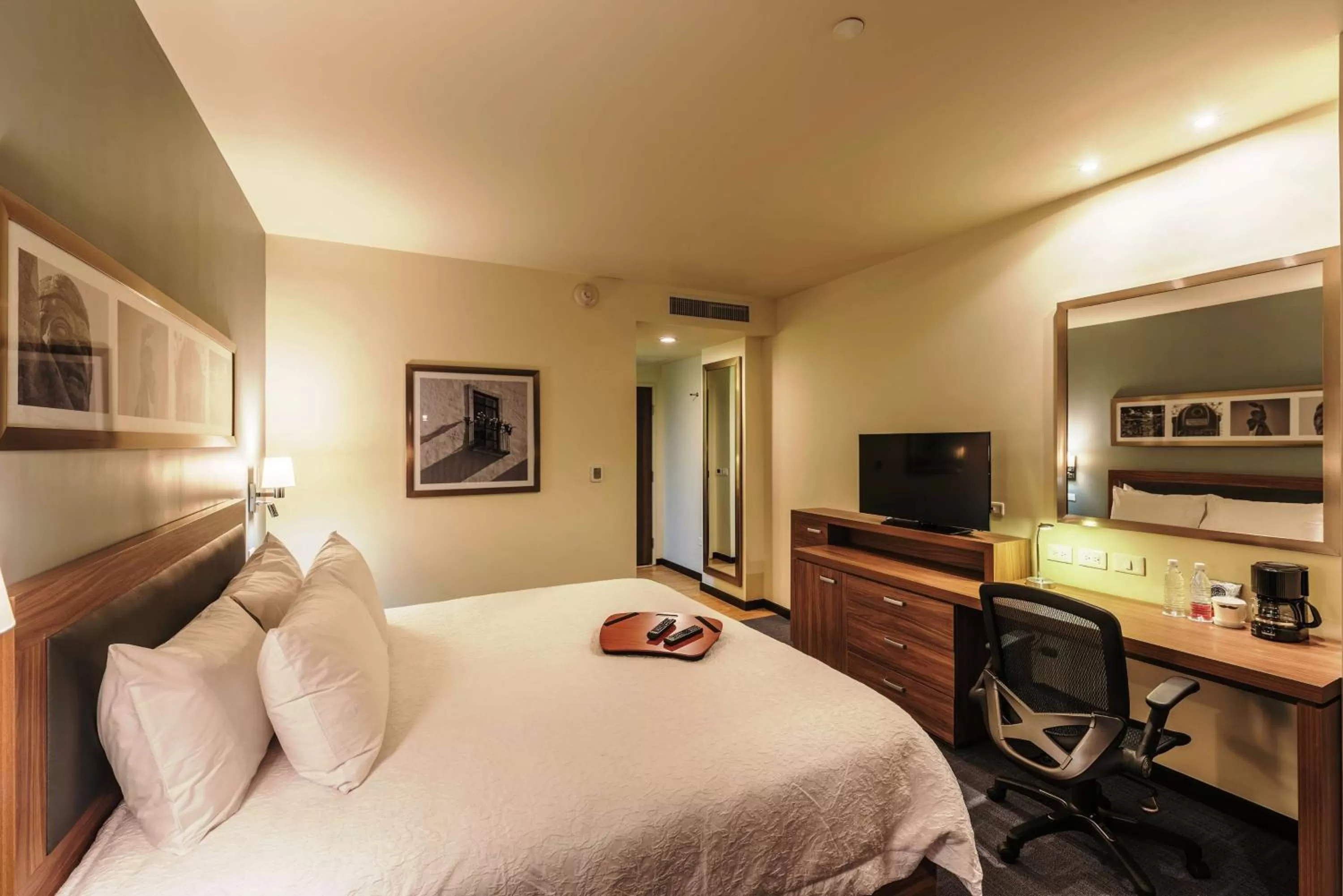 King Room with Roll-In Shower - Mobility Access/Non-Smoking in Hampton Inn & Suites by Hilton Salamanca Bajio