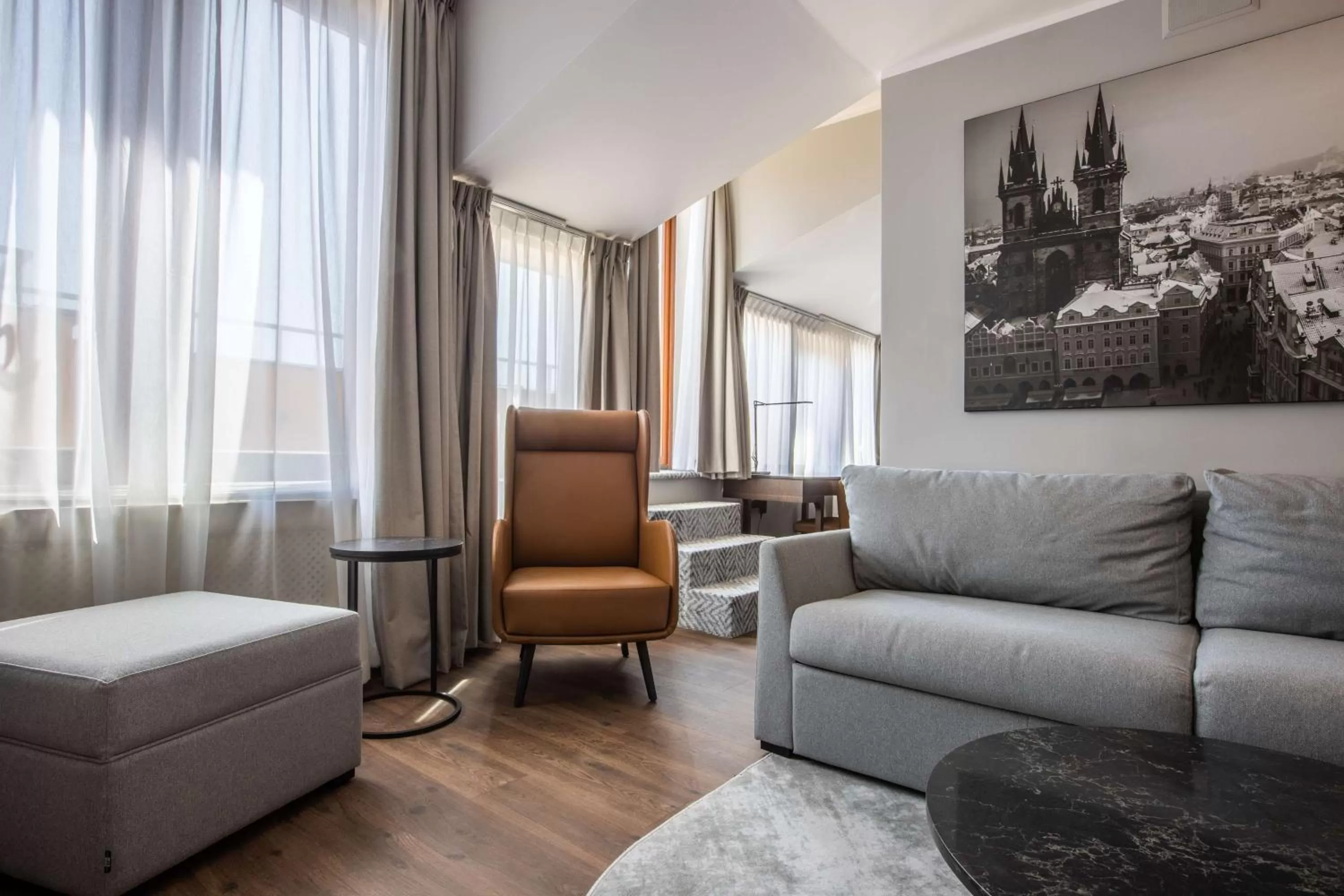 Suite with Terrace in Radisson Blu Hotel Prague