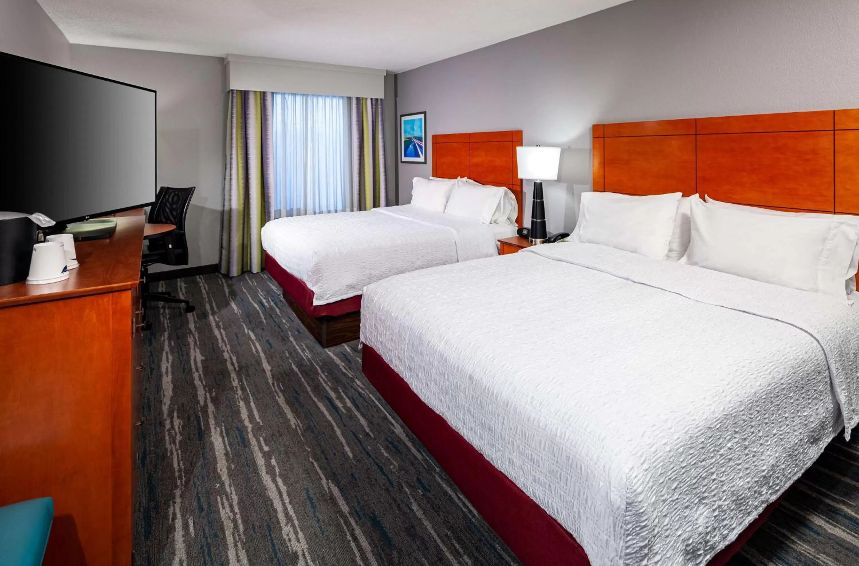Queen Room with Two Queen Beds - Hearing Access/Non-Smoking in Hampton Inn & Suites Mobile I-65@ Airport Boulevard