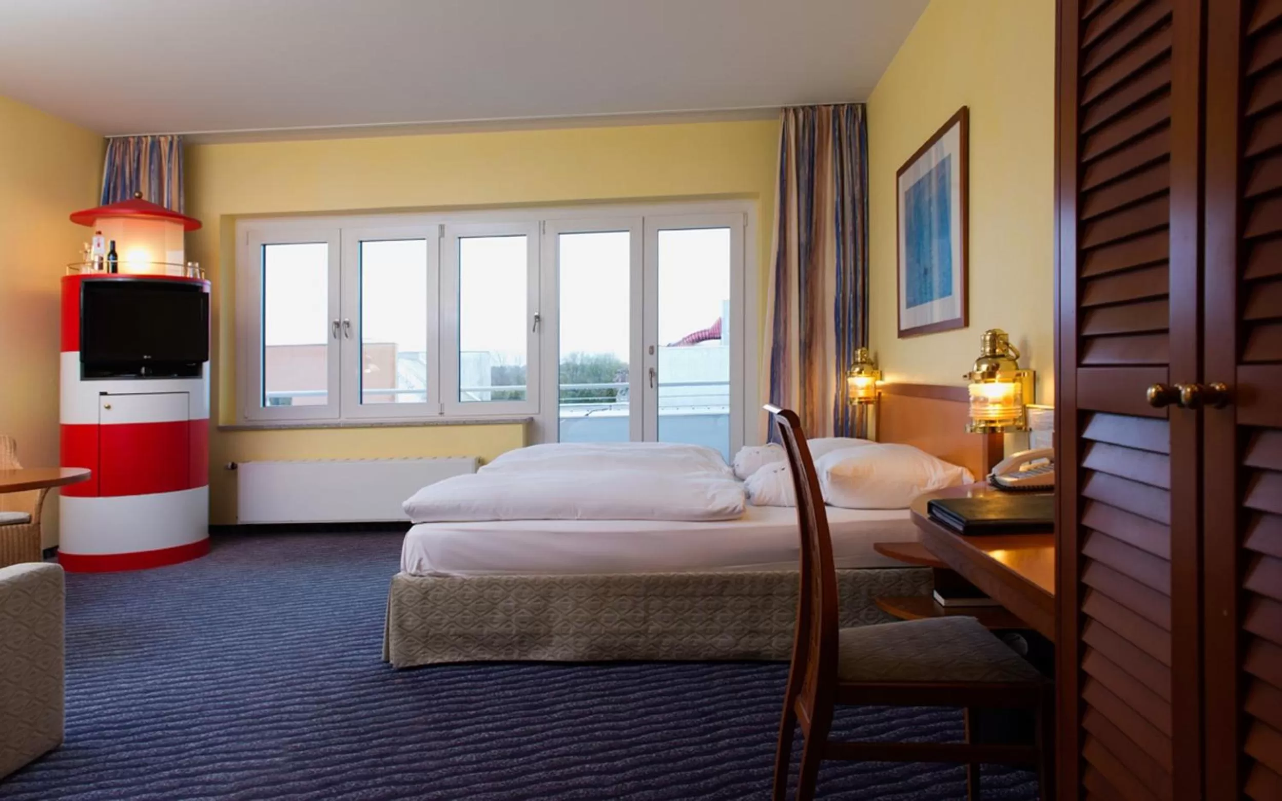 Superior Double Room with Balcony in Wyndham Stralsund HanseDom