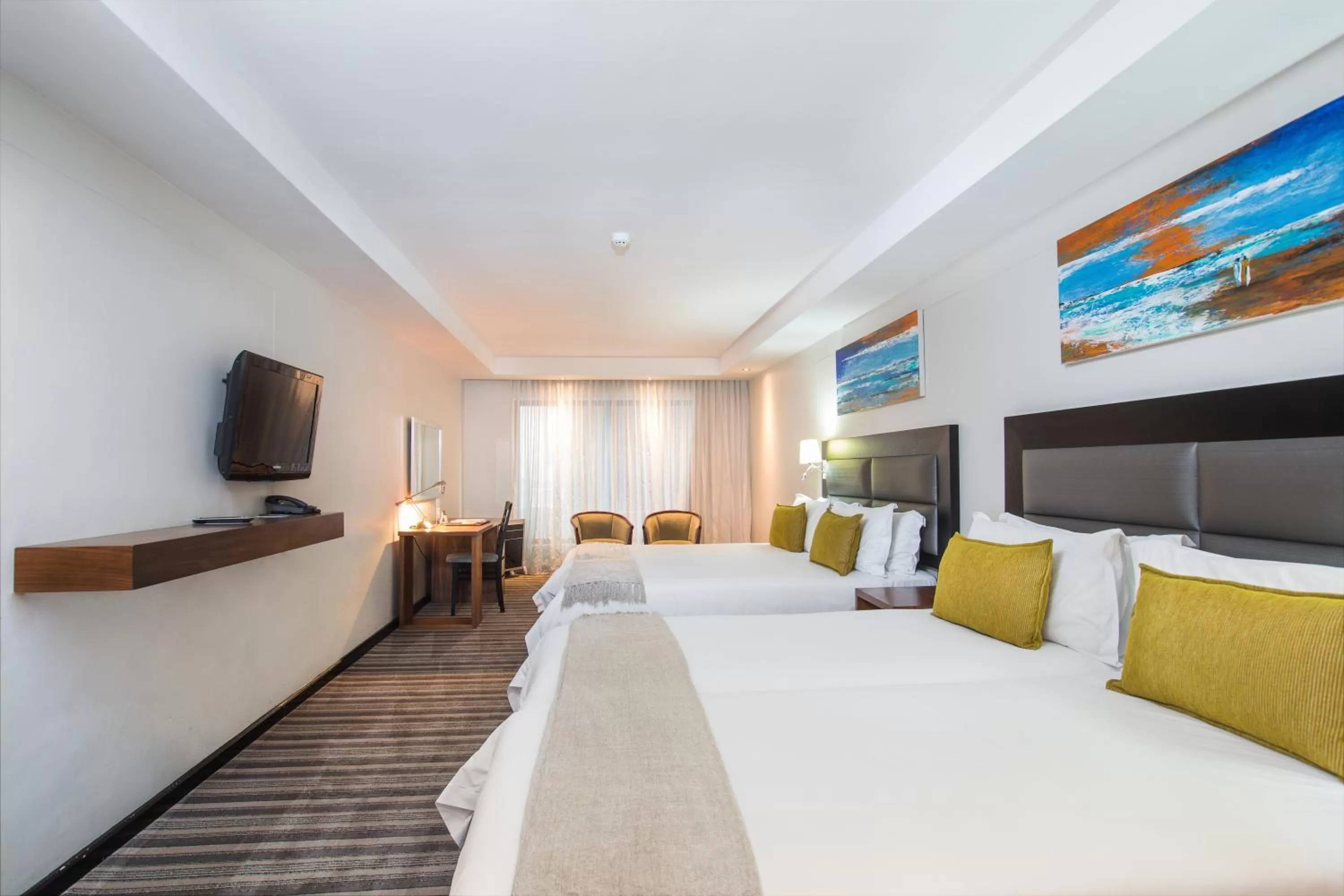 Partial Sea View Family Loft with Queen & Twin Beds in Premier Hotel Cape Town