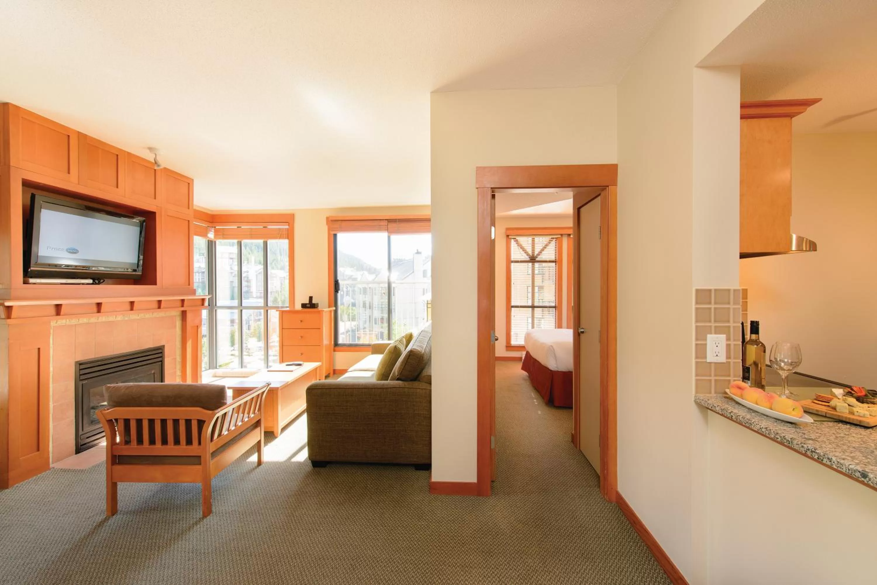 Two Bedroom Lower Floor Suite in Pan Pacific Whistler Mountainside