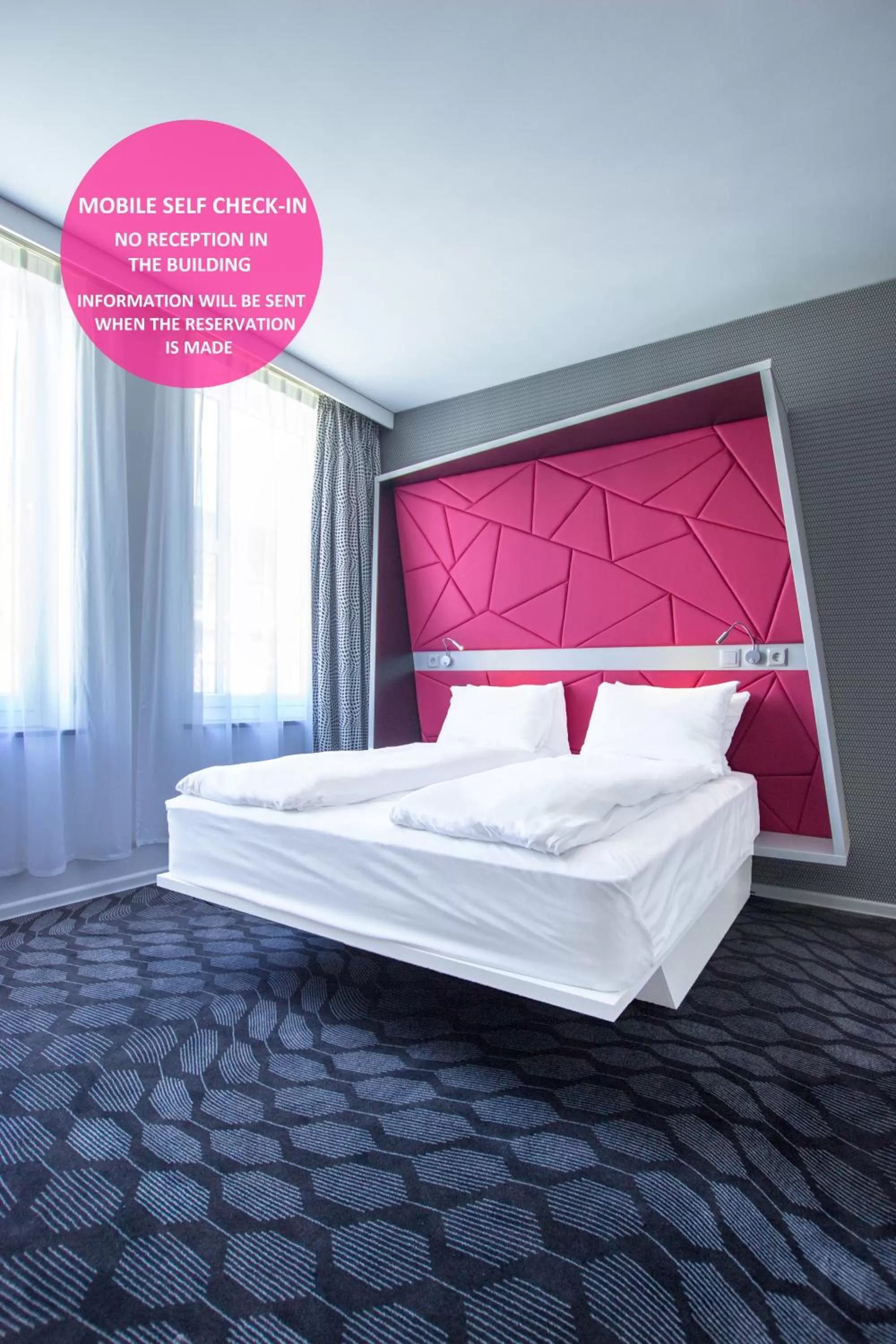 Double Room - single occupancy in Magic Hotel Xhibition - Self-service-hotel