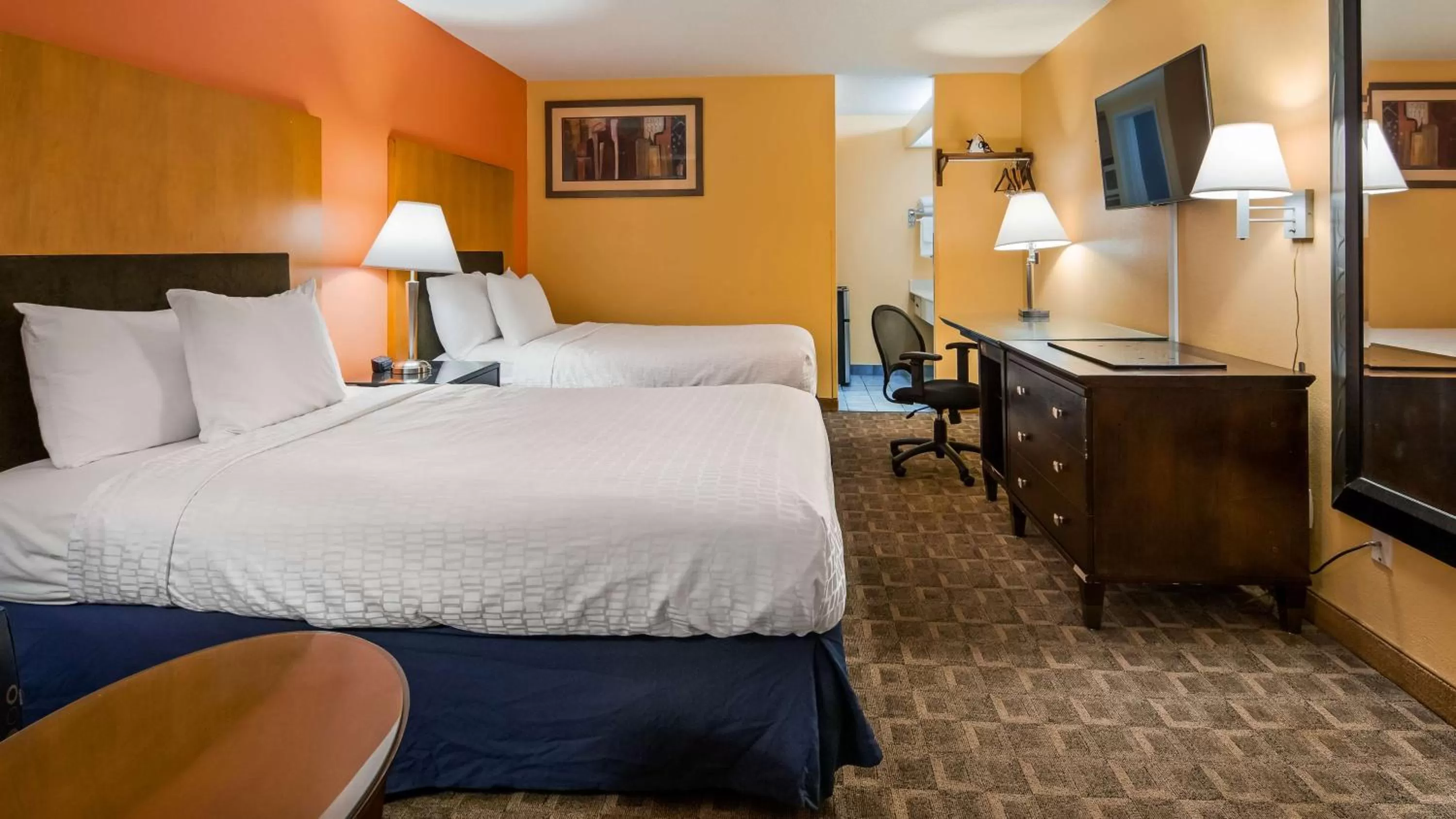 Double Room with Two Double Beds - Non-Smoking in SureStay Plus Hotel by Best Western Fayetteville