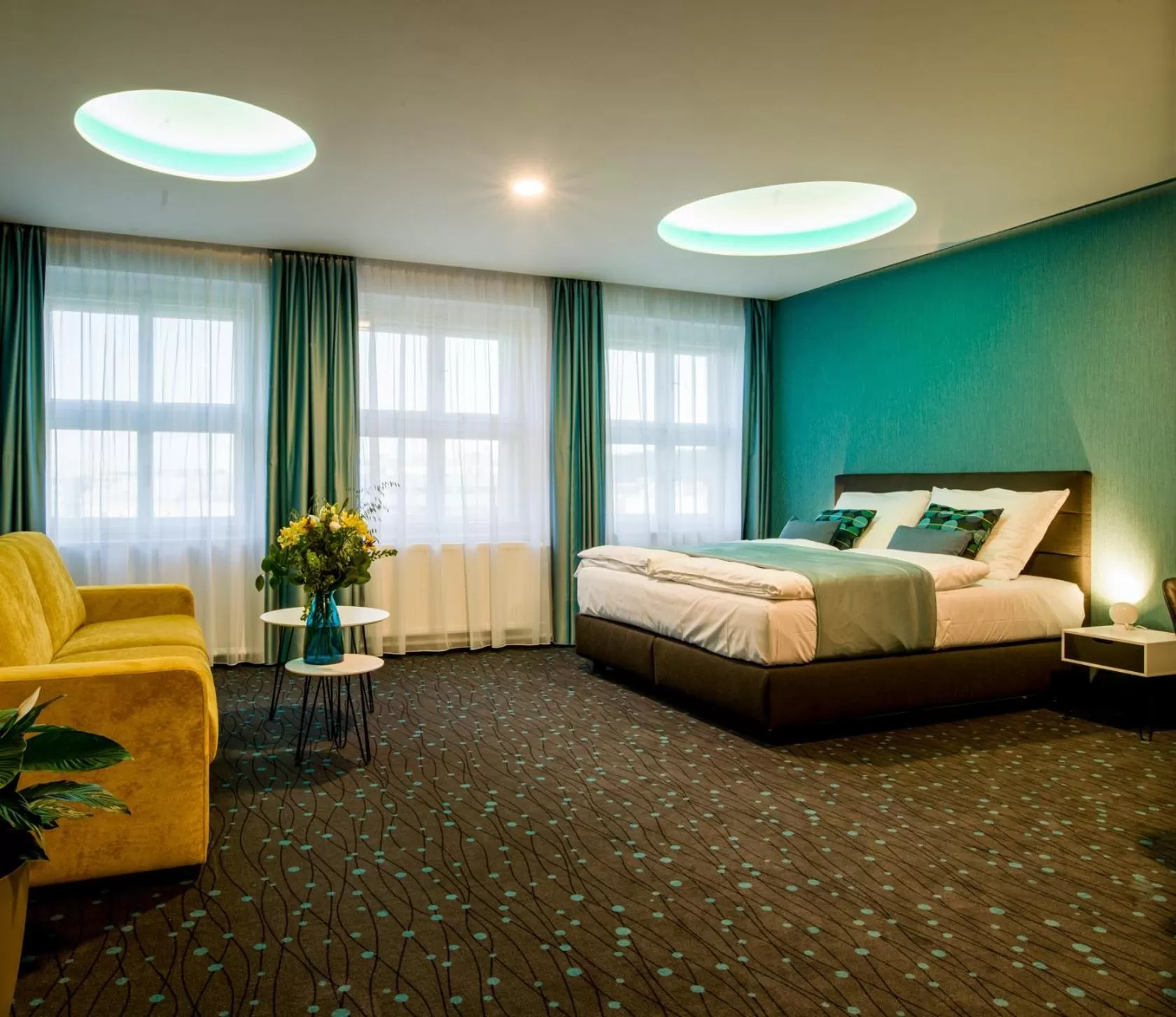 Deluxe Double or Twin Room in Rooftop Planet Prague Hotel