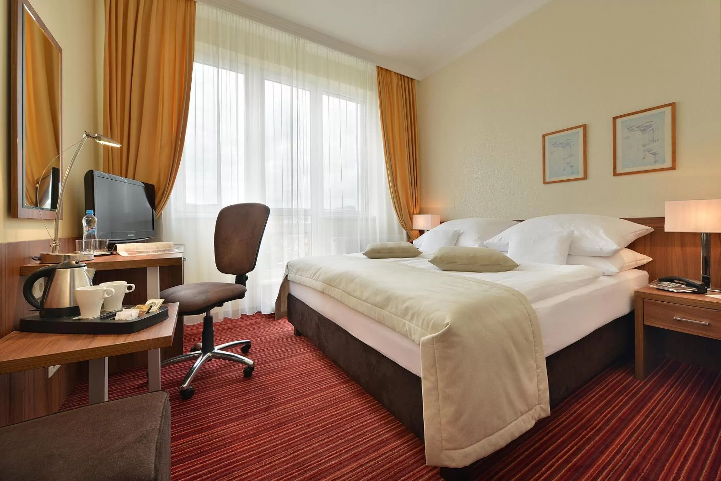 Double Room with Terrace (including entry to salt cave) in Apollo Hotel Bratislava
