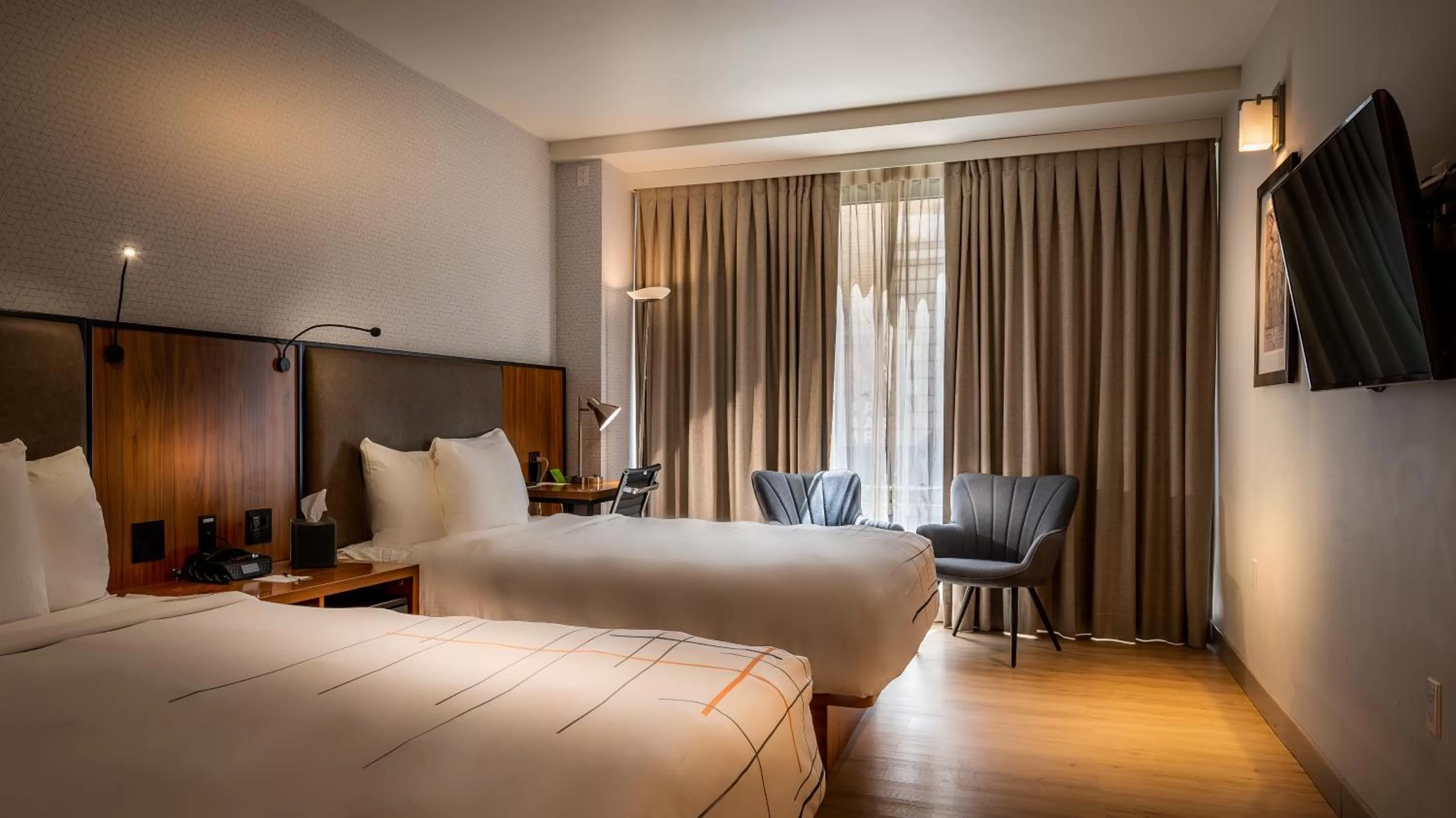  Queen Room with Two Queen Beds -  Accessible Non-Smoking  in La Quinta by Wyndham Time Square South