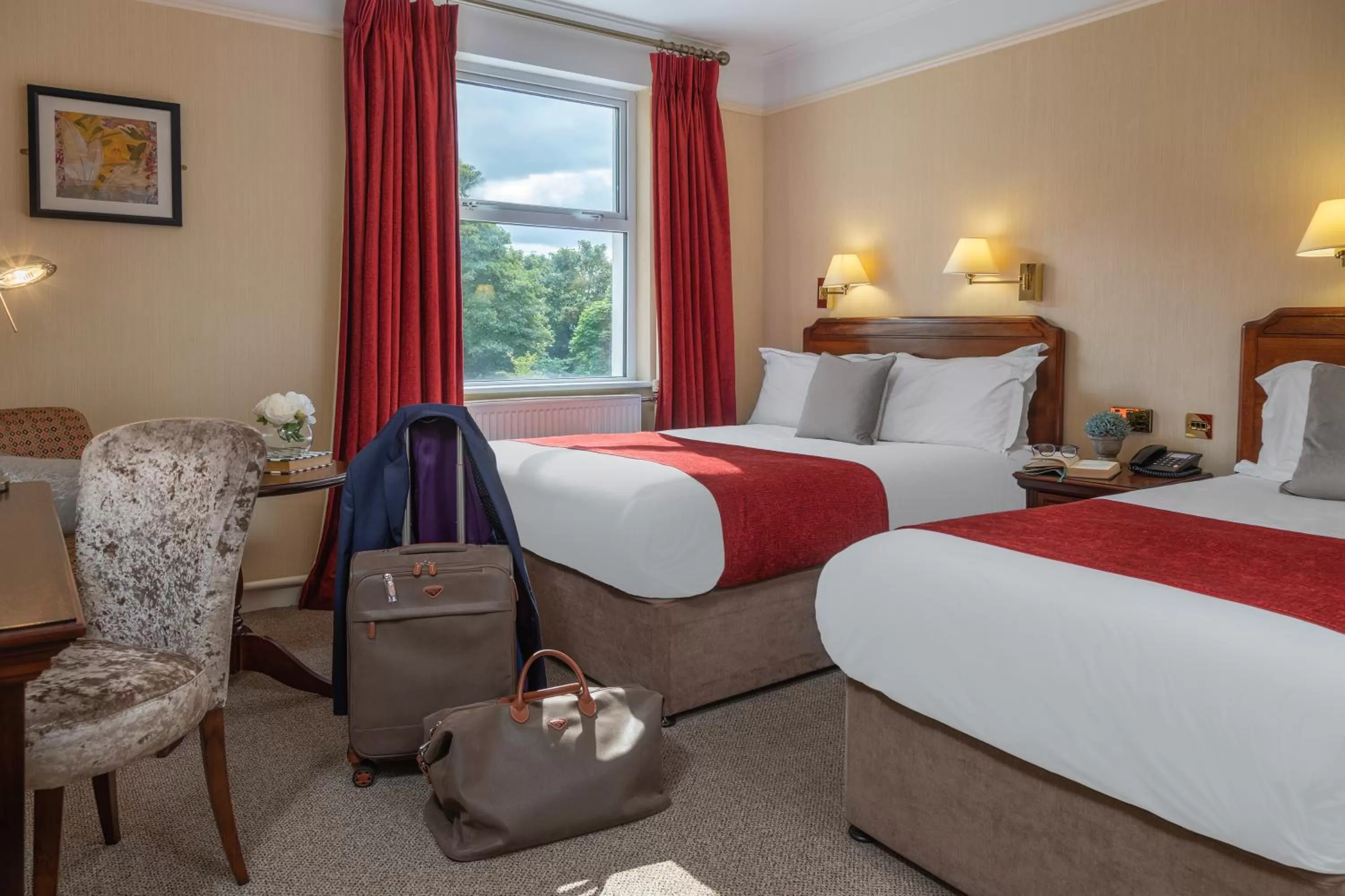 Double & single bedded room  in The Ardilaun Hotel