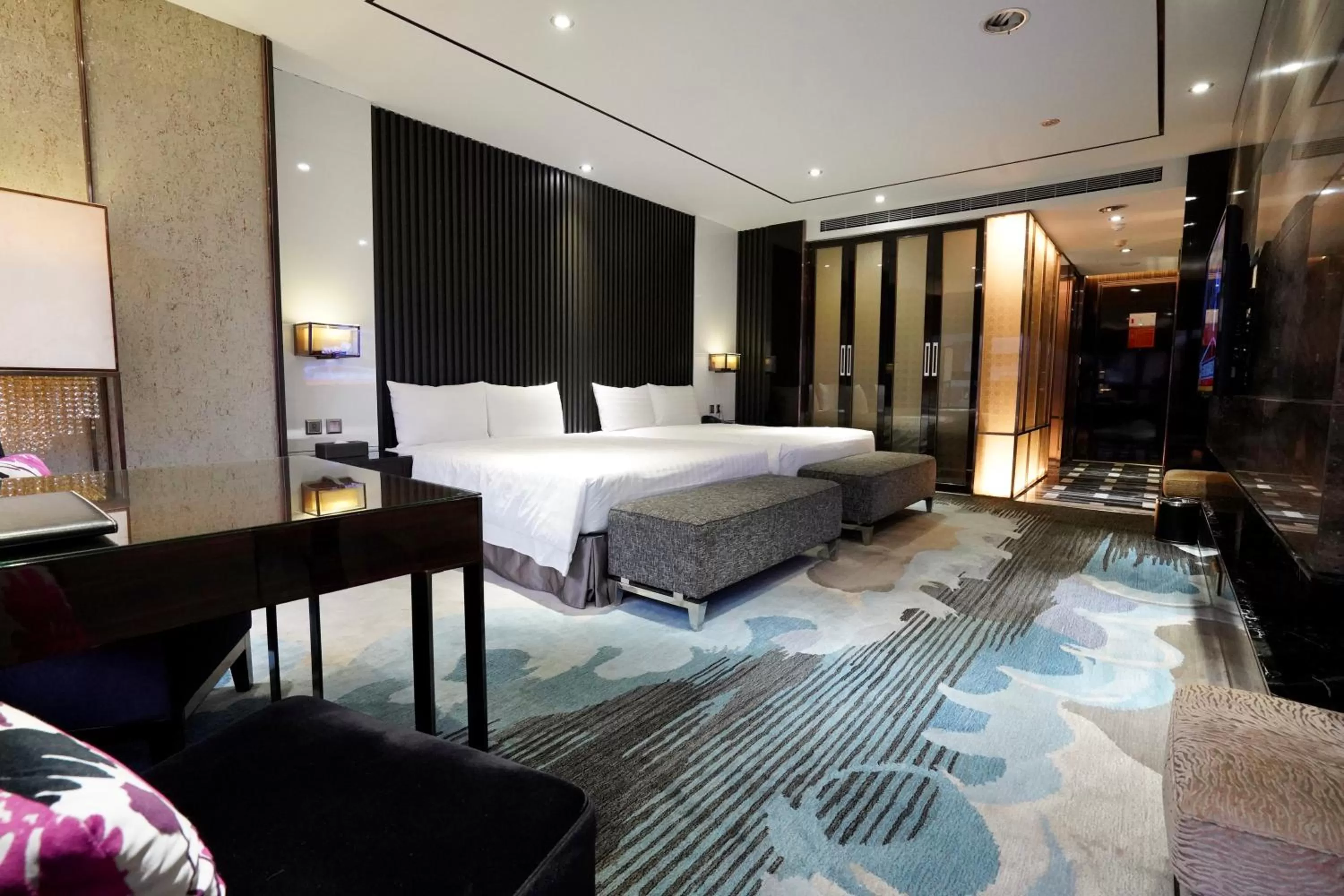 Deluxe Twin Room in 冠月精品旅館-Puli Ease Hotel