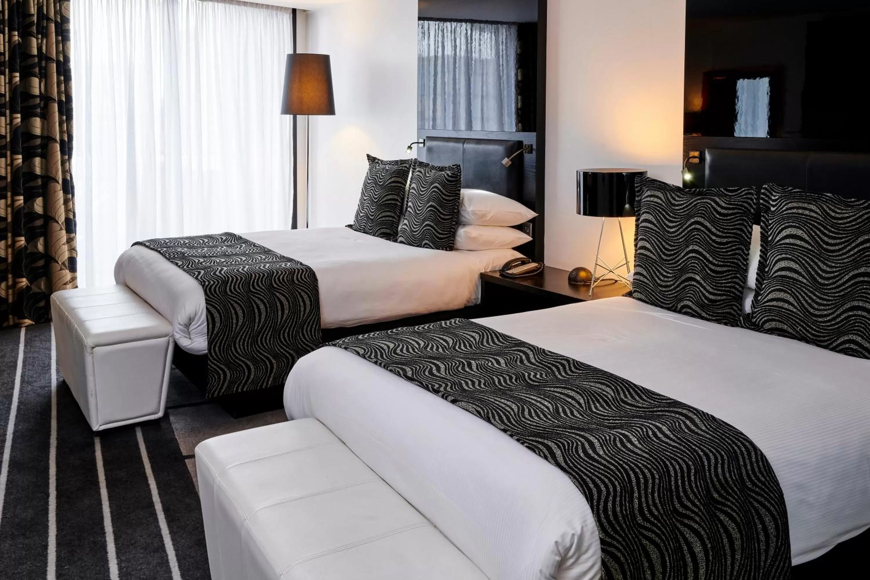Twin Room with 2 Double Beds in Crowne Plaza Manchester City Centre, an IHG Hotel