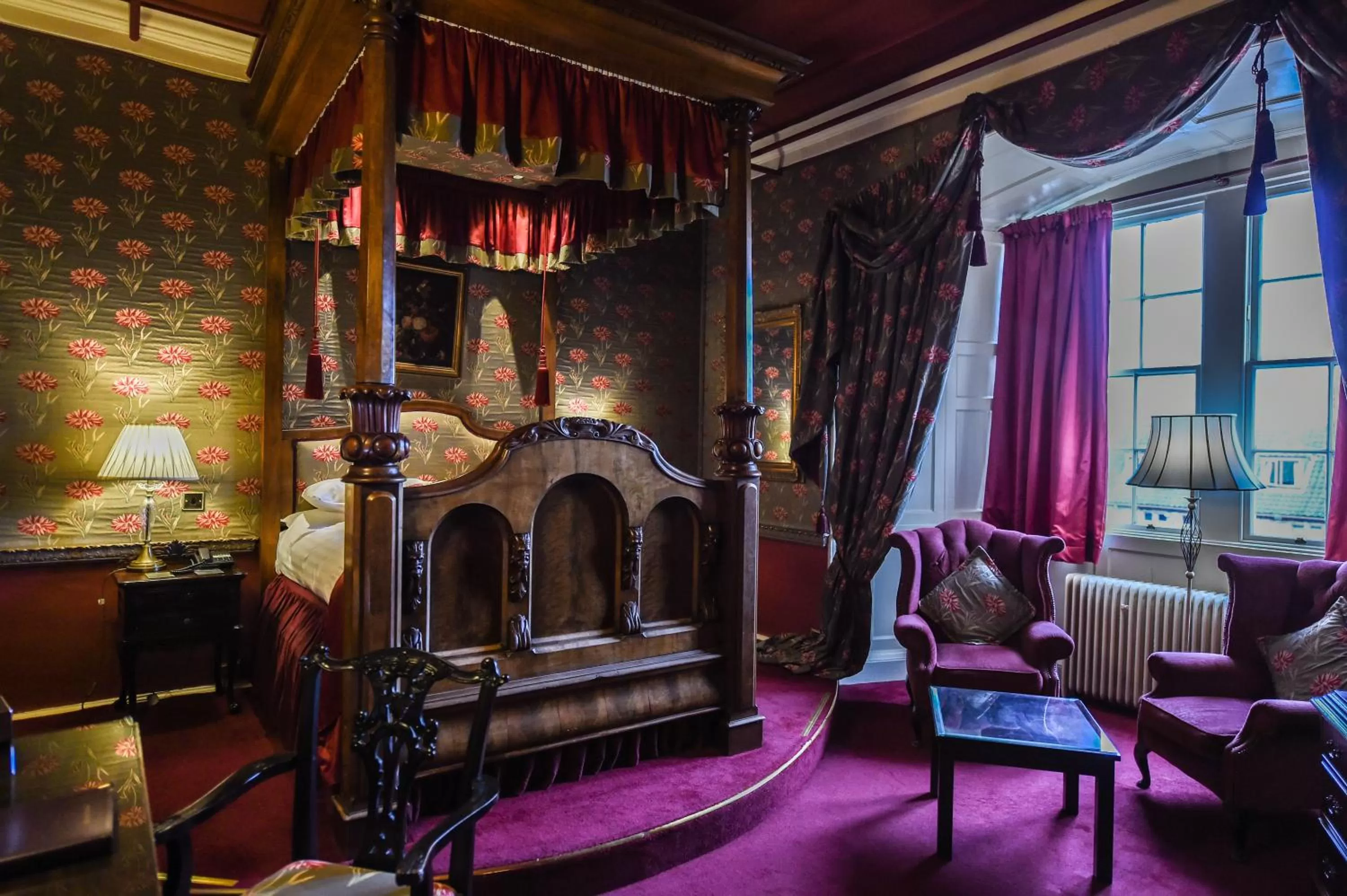 Castle Feature Room in Lumley Castle Hotel