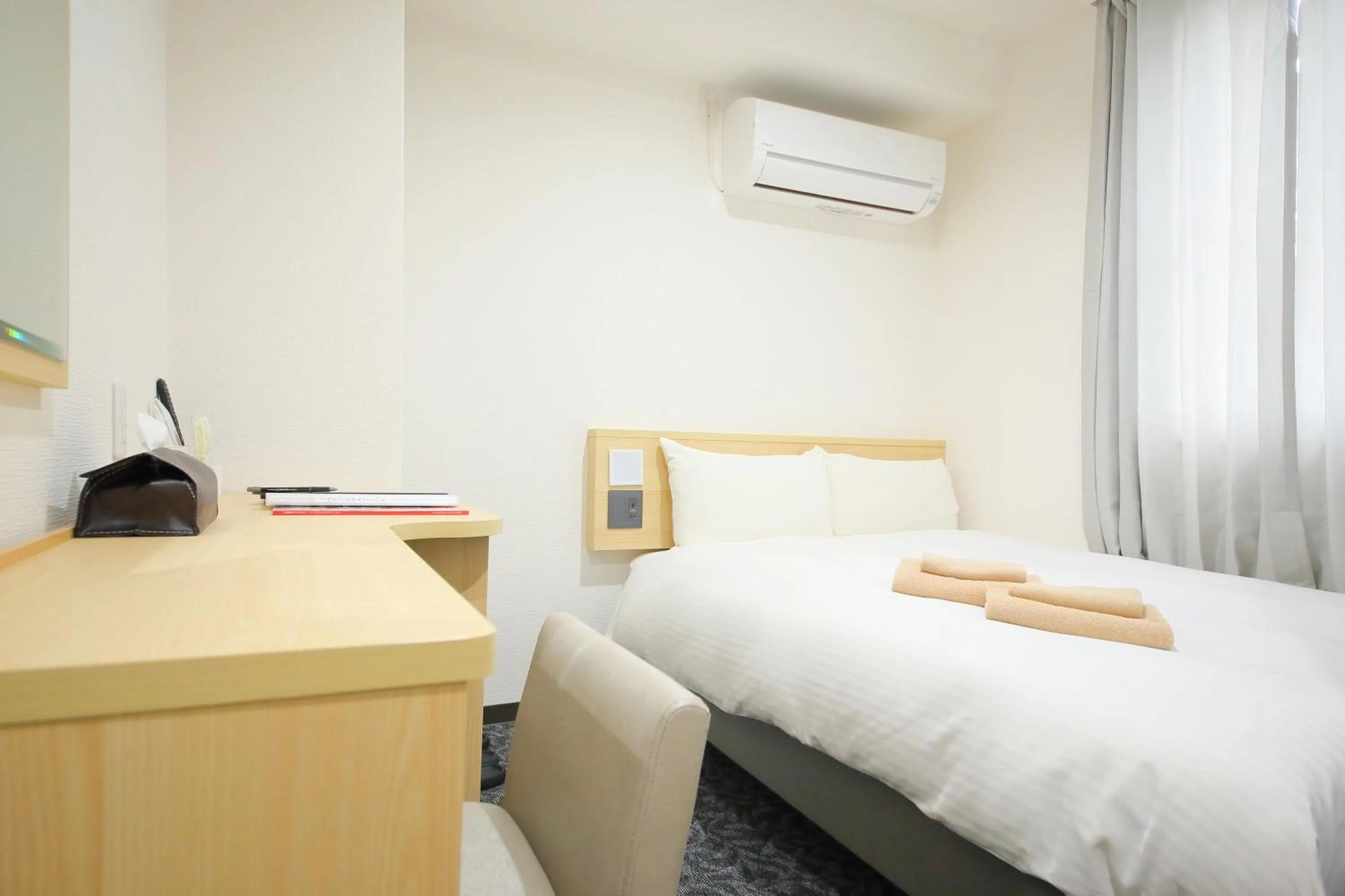 Renovated Double Room with Small Double Bed and Shared Bathroom - Non-Smoking in Hotel Shin-Imamiya