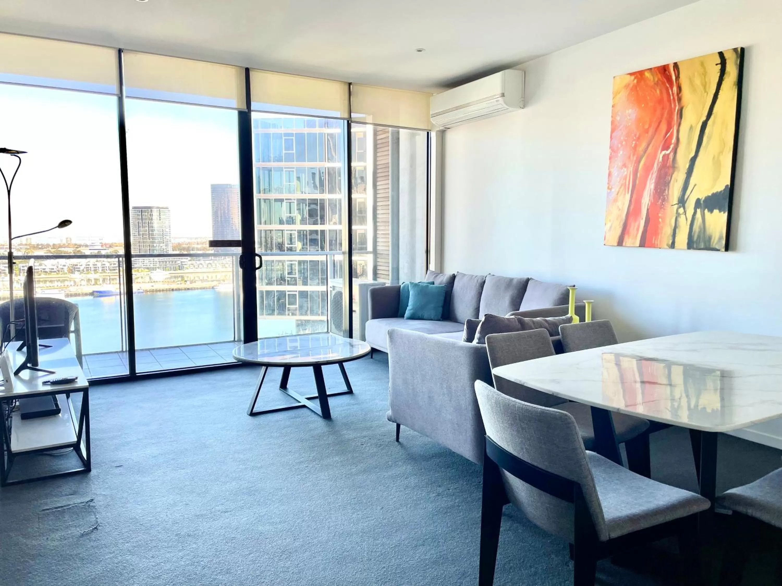  Two-Bedroom with Balcony and Water View in The Sebel Residences Melbourne Docklands Serviced Apartments