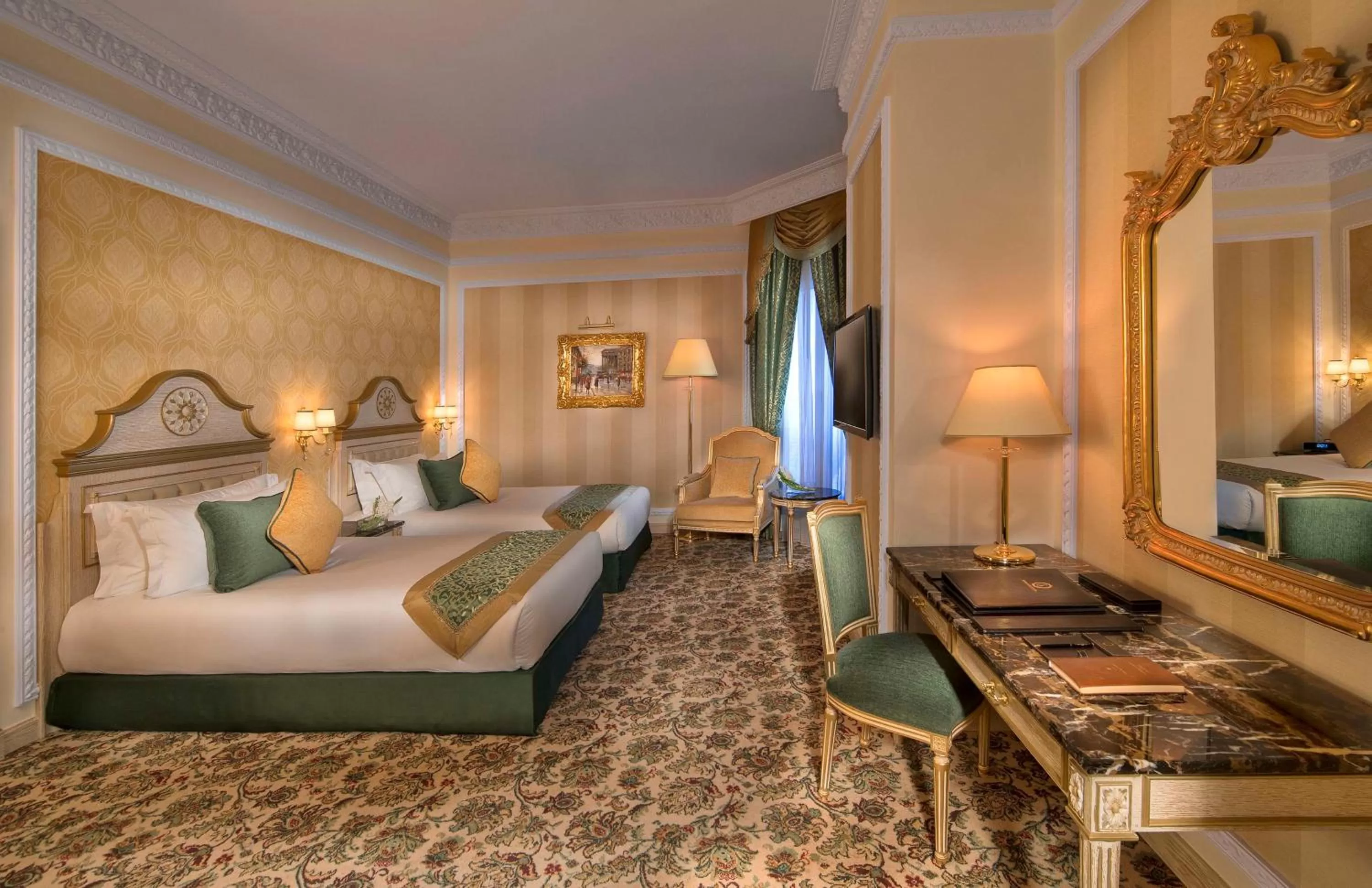 Twin Room in Royal Rose Abu Dhabi, a Curio Collection by Hilton Affiliated Hotel