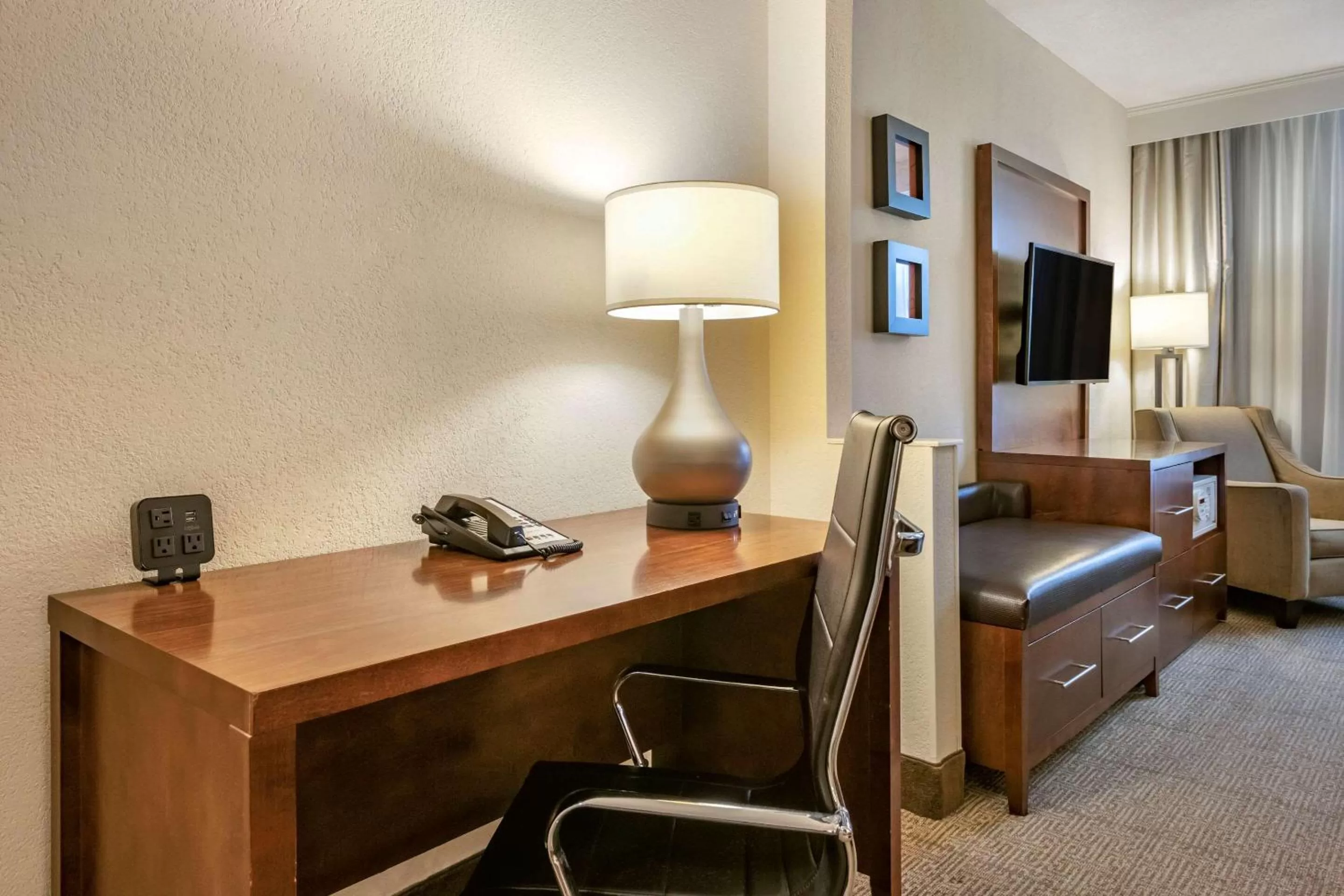 King Suite with Roll-In Shower - Accessible/Non-Smoking in Comfort Suites Miami - Kendall