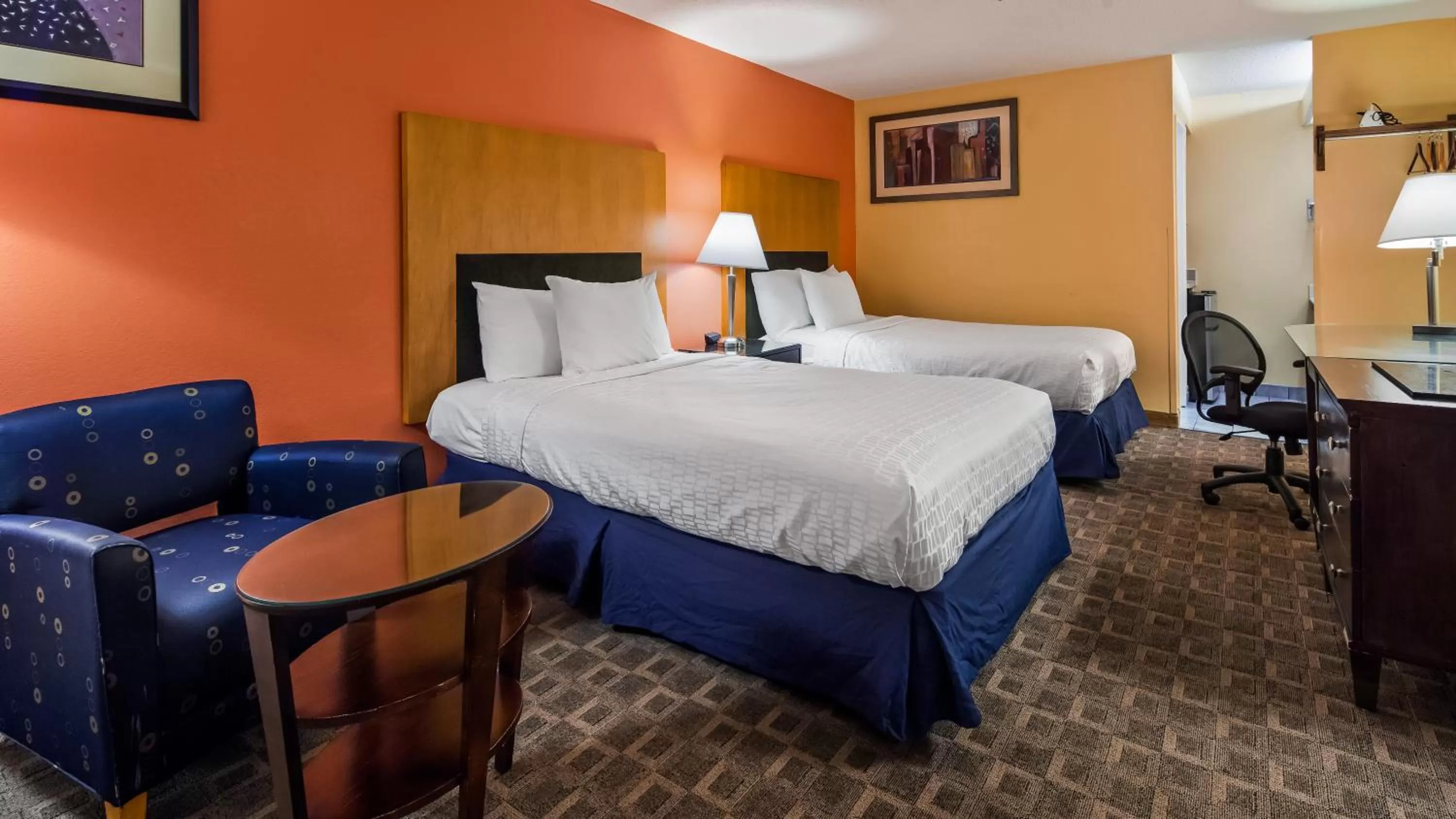 Double Room with Two Double Beds - Non-Smoking/Ground Floor in SureStay Plus Hotel by Best Western Fayetteville
