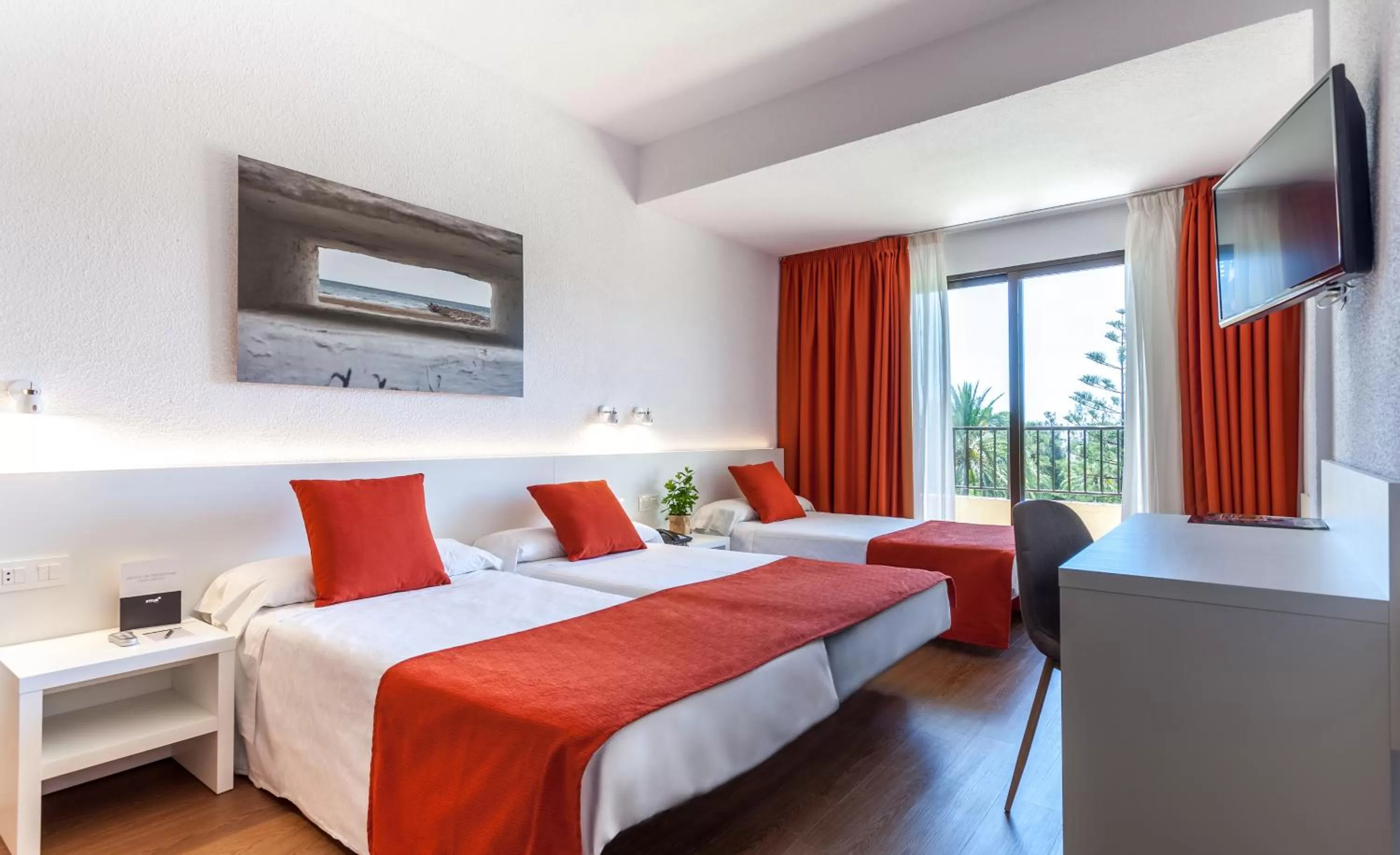 Double or Twin Room with Extra Bed (3 Adults) in Intur Orange