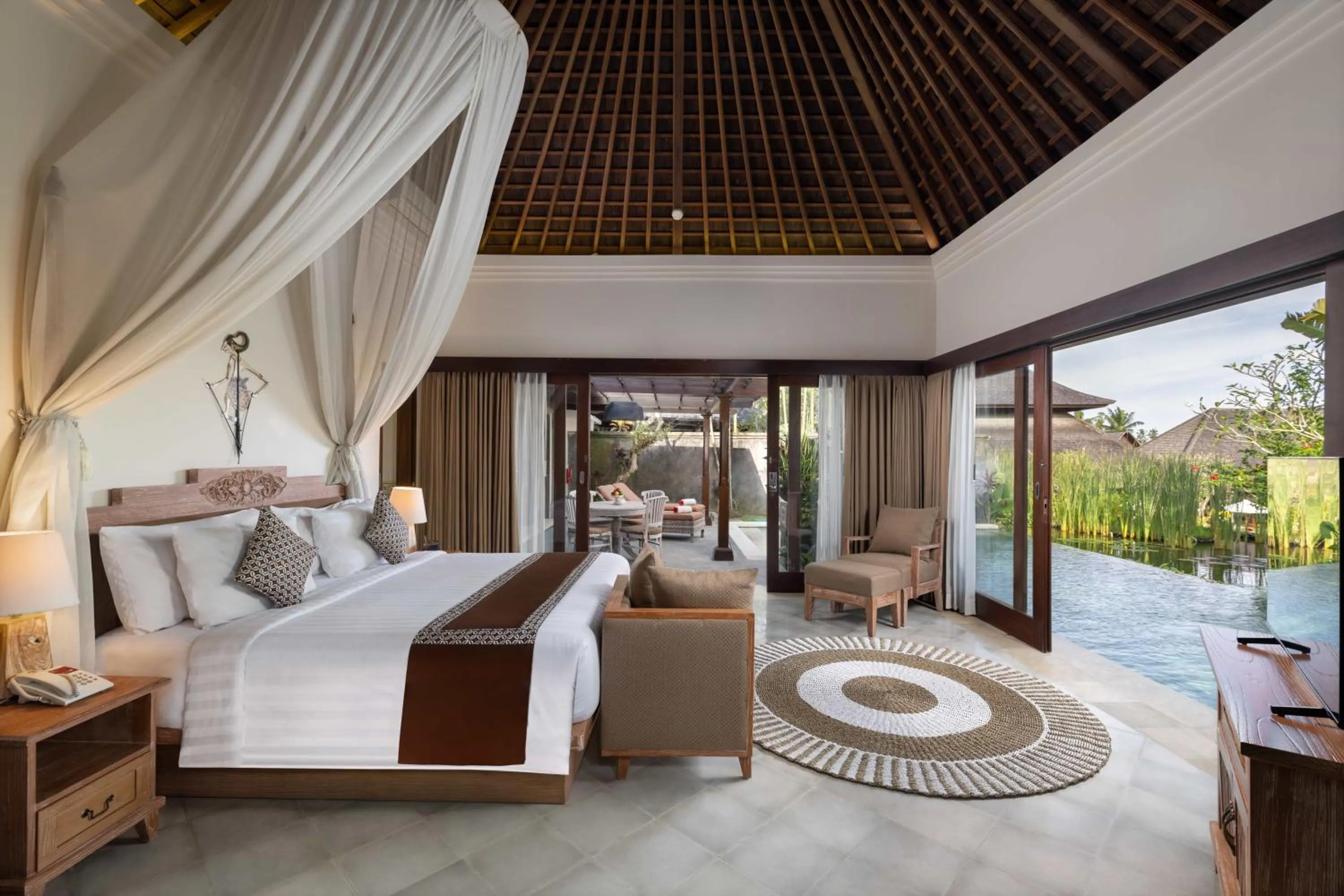 Two-Bedroom Lagoon Infinity Pool Villa in Visesa Ubud Resort