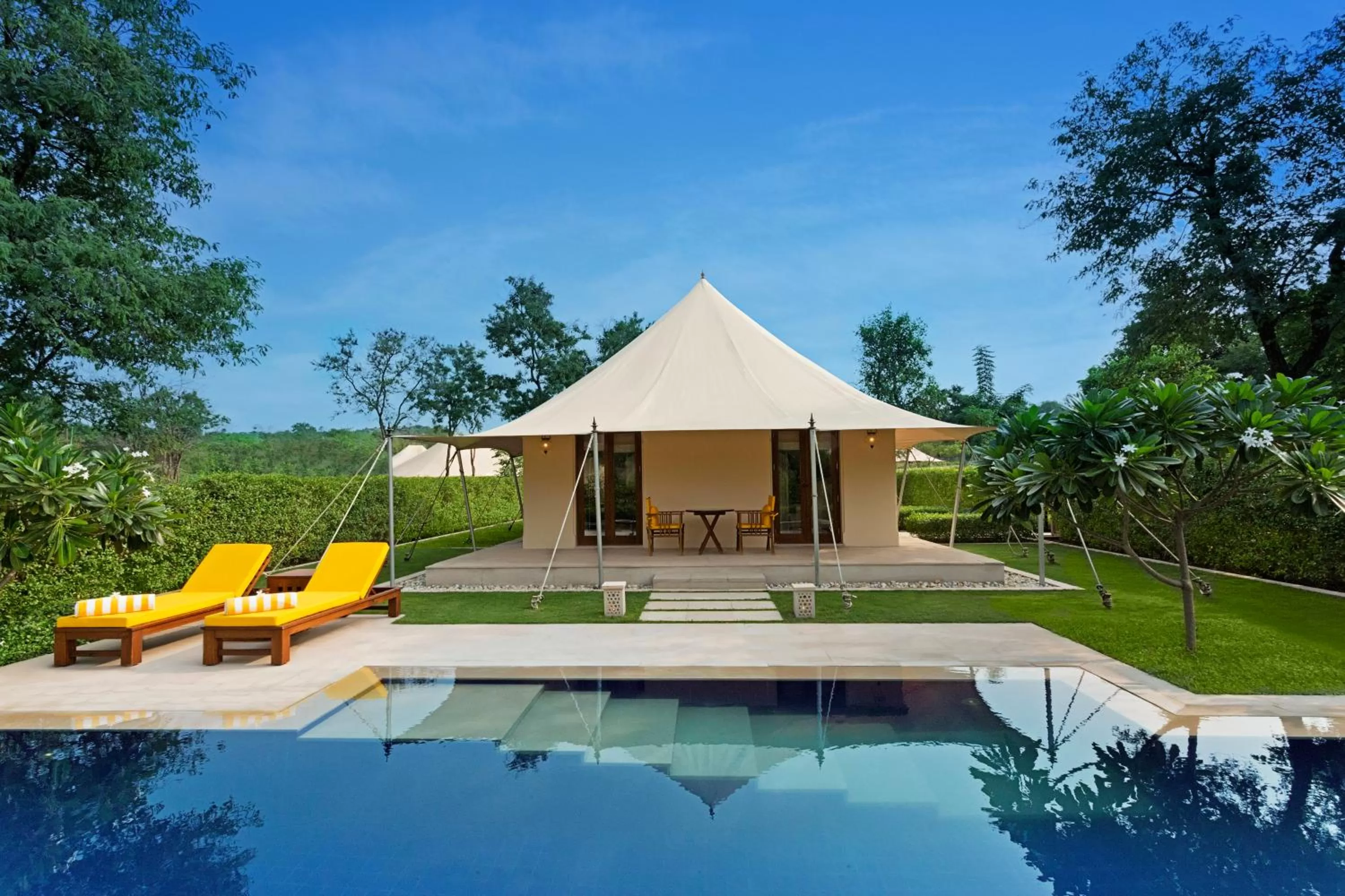 Royal Forest Tent with Private Pool in The Oberoi Sukhvilas Spa Resort, New Chandigarh