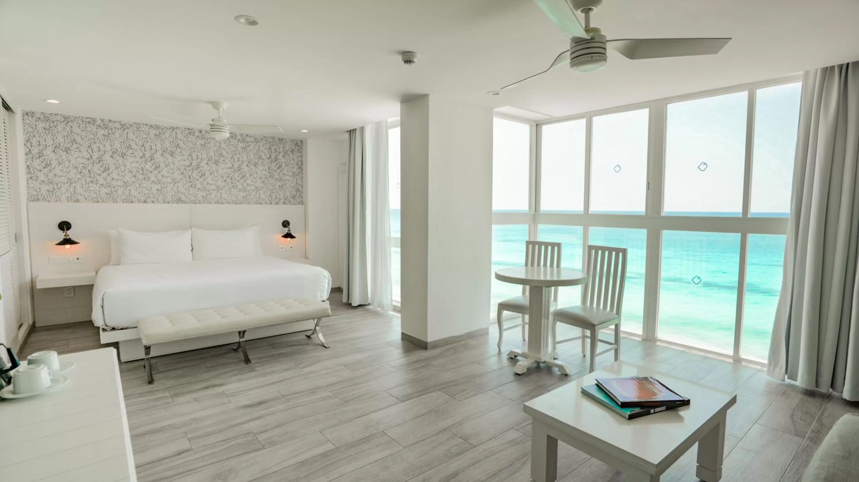 Inspira Junior Suite Ocean Front – Premium Amenities  - single occupancy in Oleo Cancun Playa All Inclusive Resort