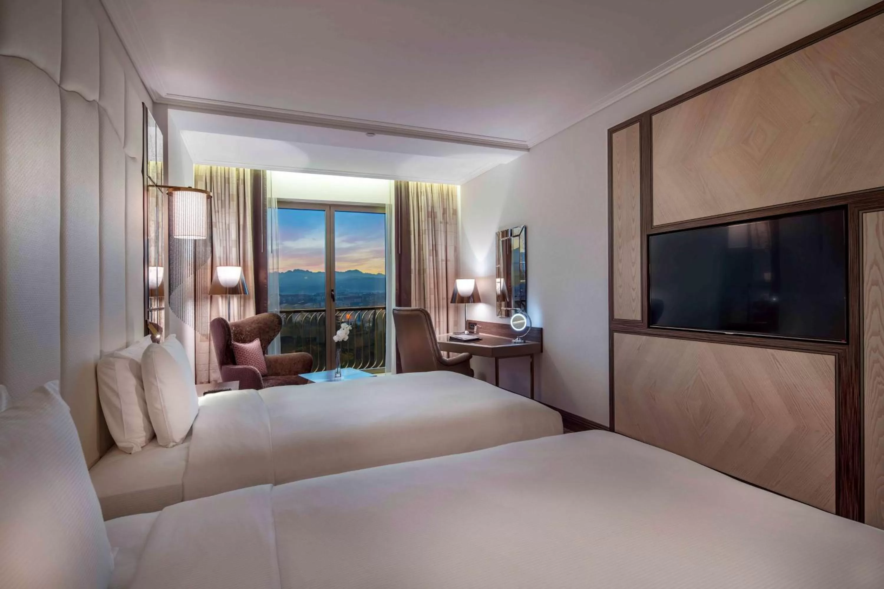 Executive Double Room with Two Double Beds - Lounge Access in Hilton Podgorica Crna Gora