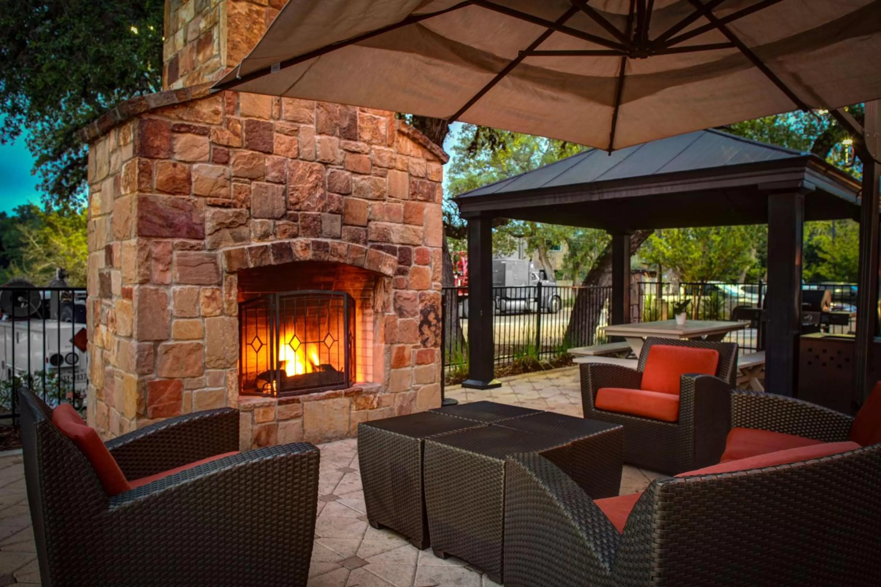 Pool view in Hampton Inn & Suites Boerne