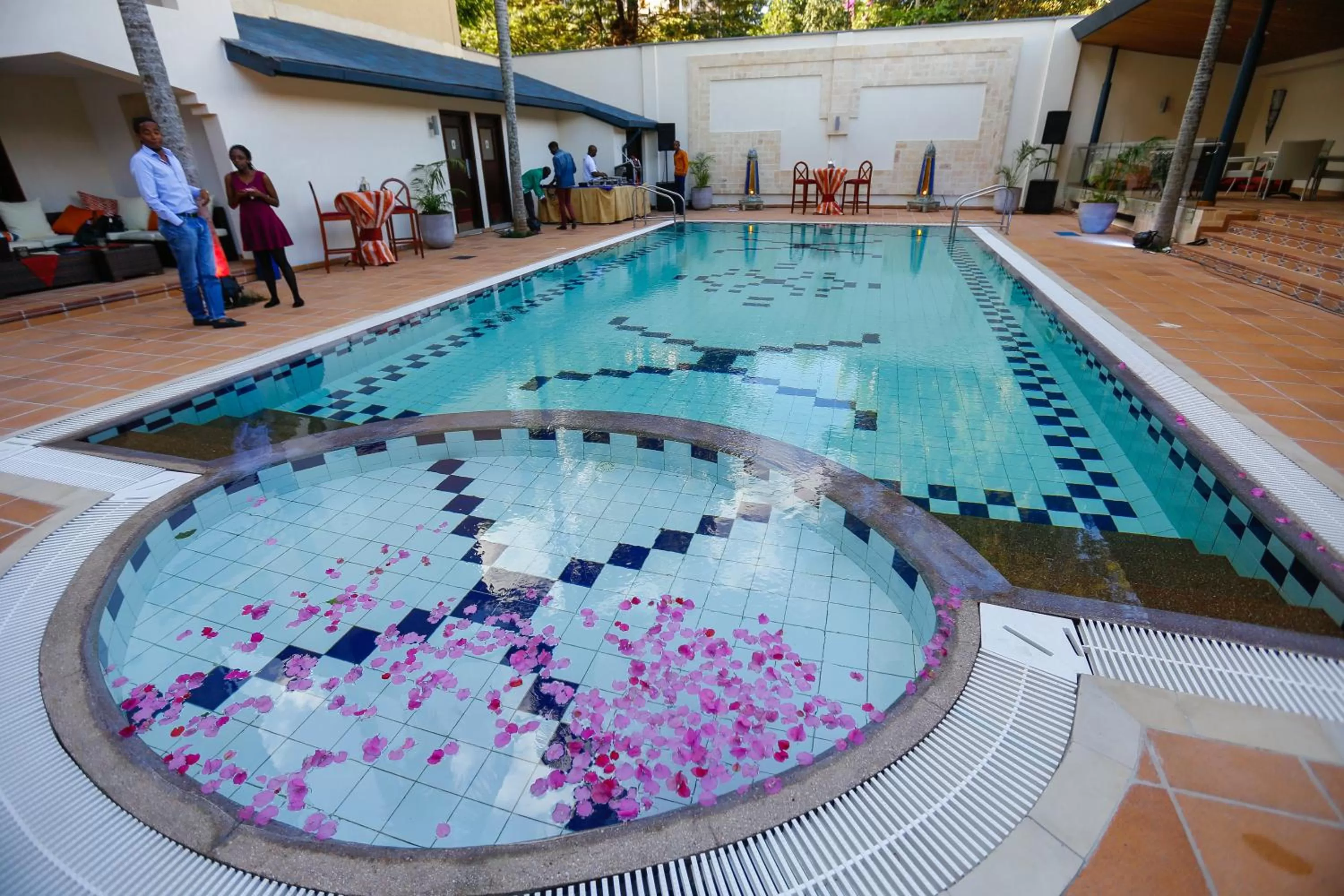 Pool view in The Heron By Sarovar Portico India