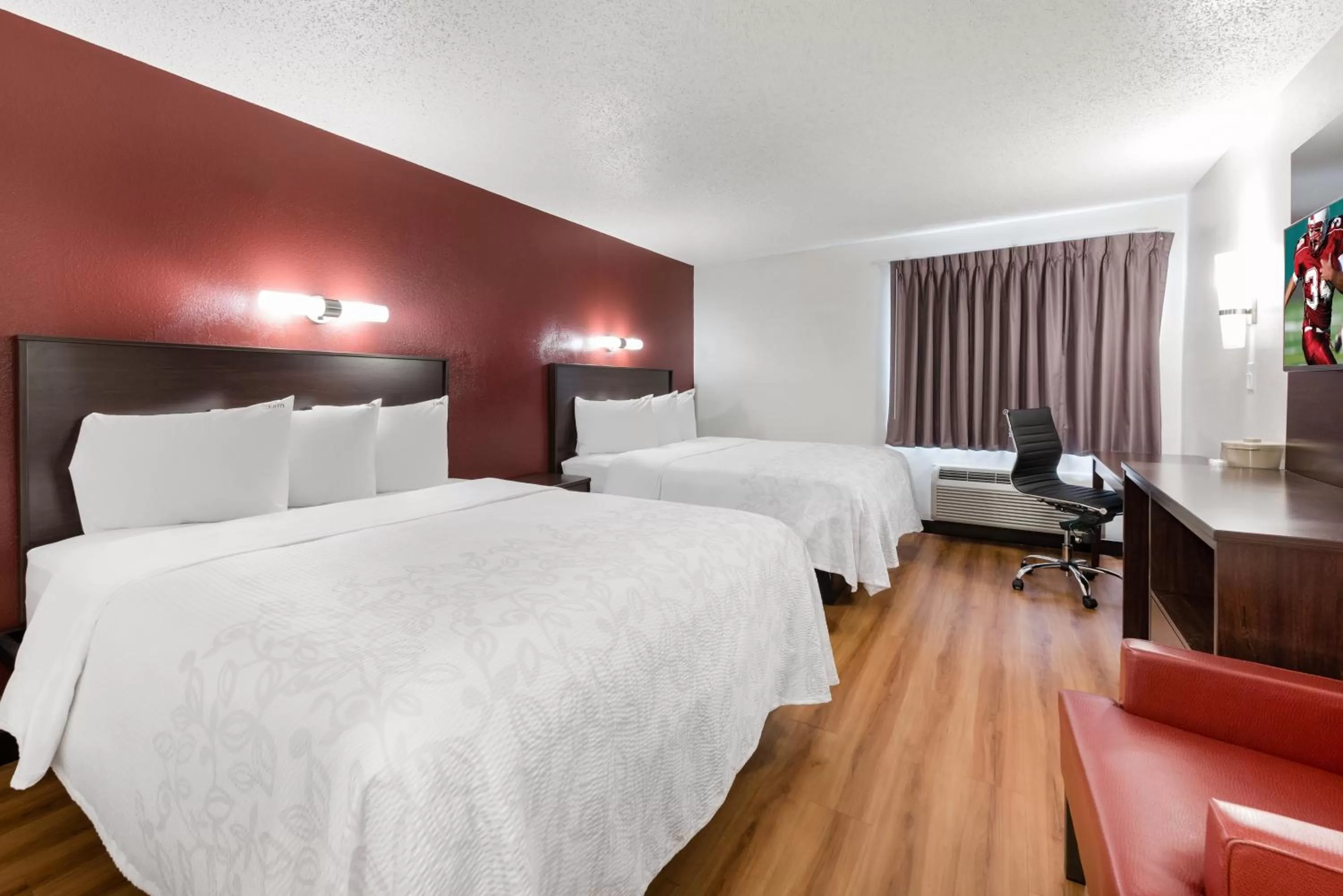 Deluxe Room with Two Queen Beds Disability Access Smoke Free  in Red Roof Inn PLUS+ Columbus - Worthington