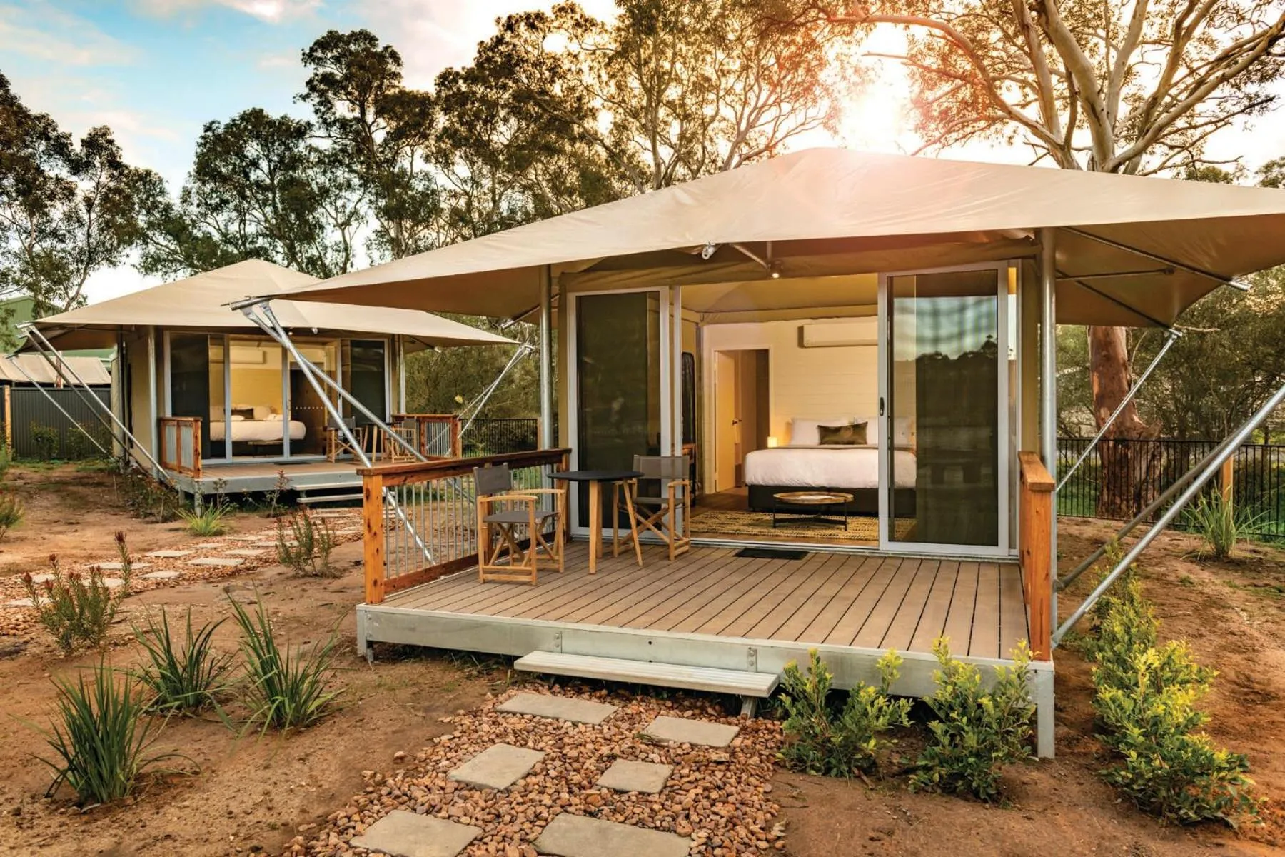 Deluxe Safari Tent - sleeps 2 ADULTS ONLY  in Discovery Parks - Barossa Valley