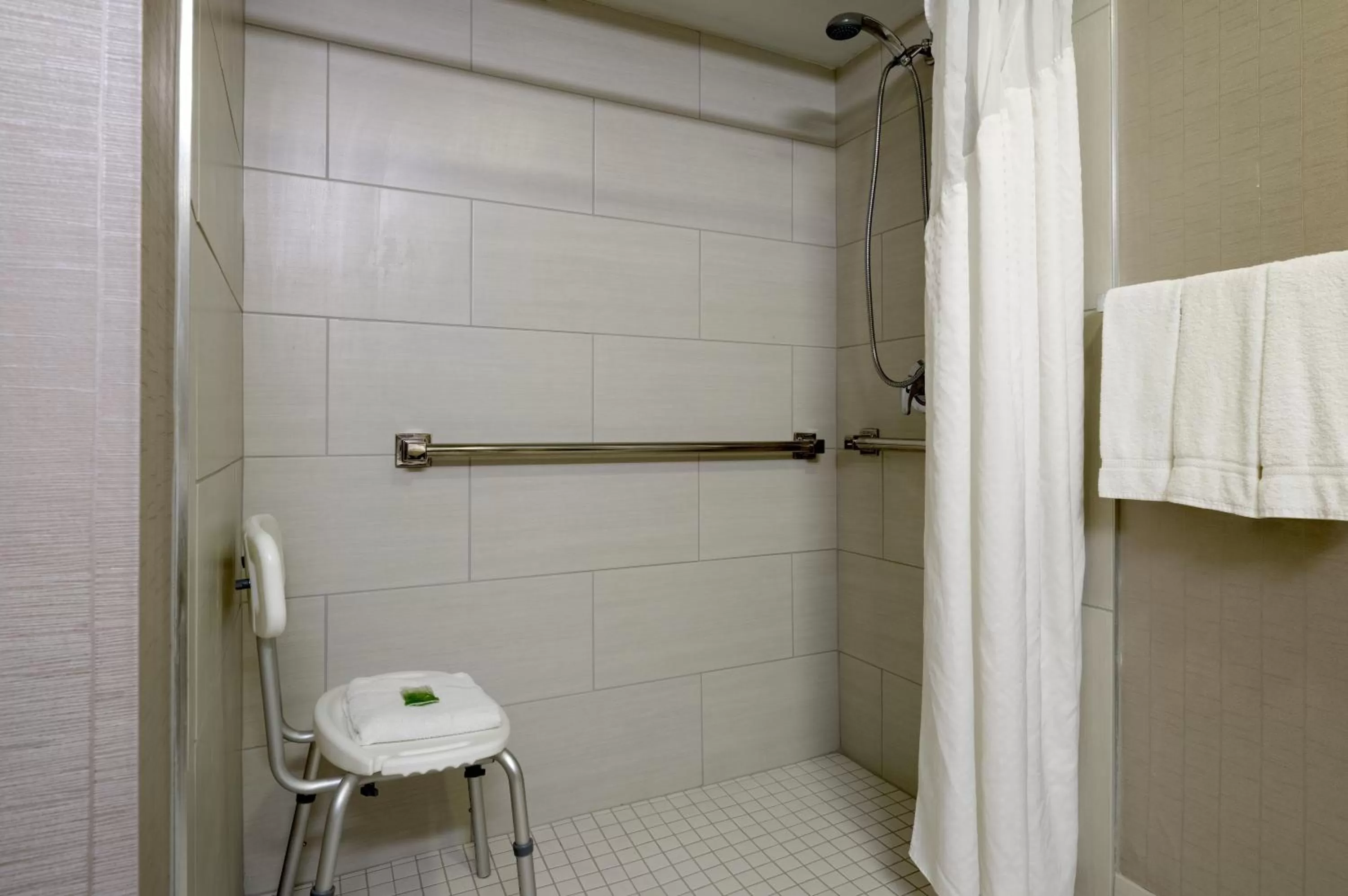 Queen Room - Mobility Access with Roll-in Shower in Holiday Inn Express Hershey-Harrisburg Area, an IHG Hotel