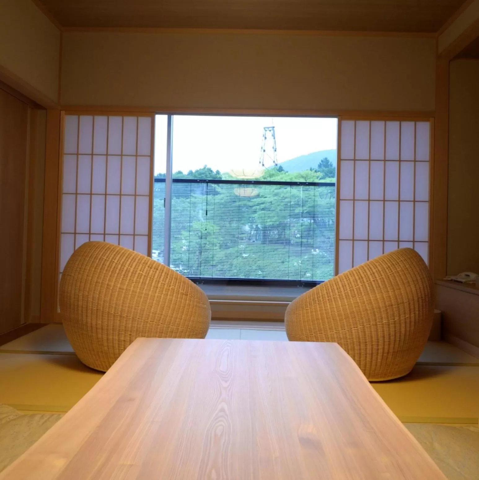 Japanese-Style Room and Twin Room with Open-Air Bath-(WAKU/ZEN) in Hakone Gora Byakudan