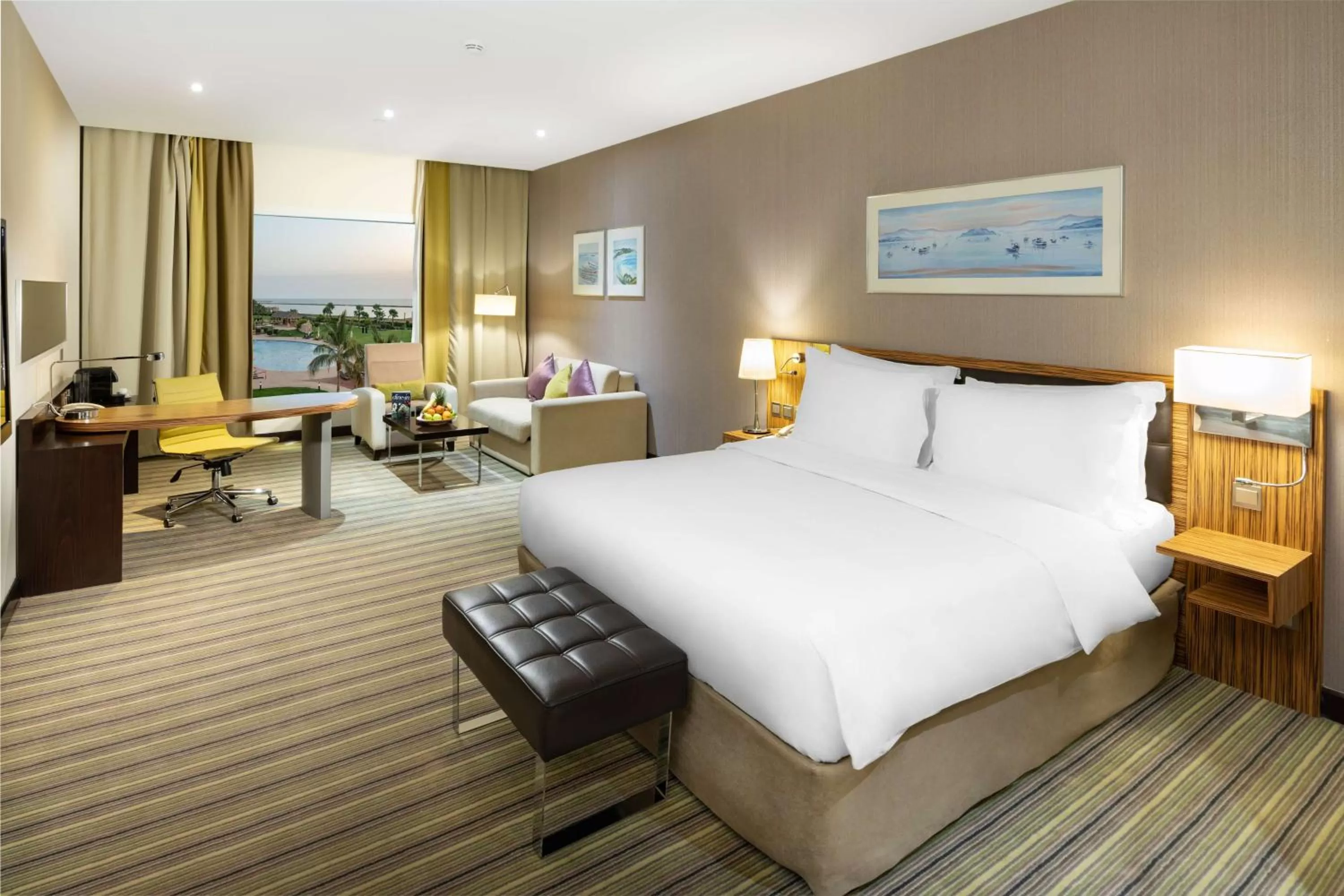 Executive Room with Partial Sea View in Radisson Blu Resort Jizan