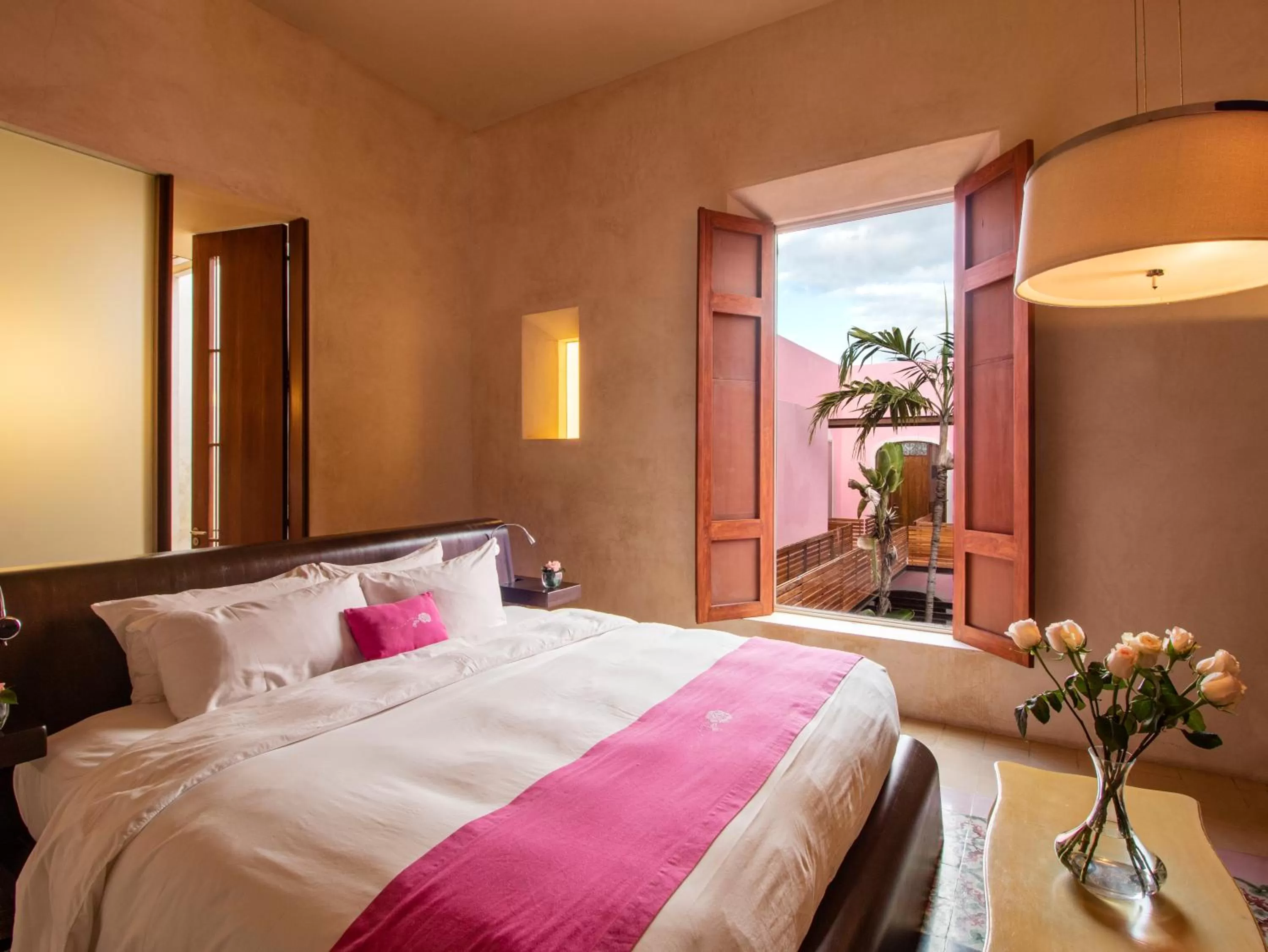 Suite with Pool View in Rosas & Xocolate Boutique Hotel and Spa Merida, a Member of Design Hotels