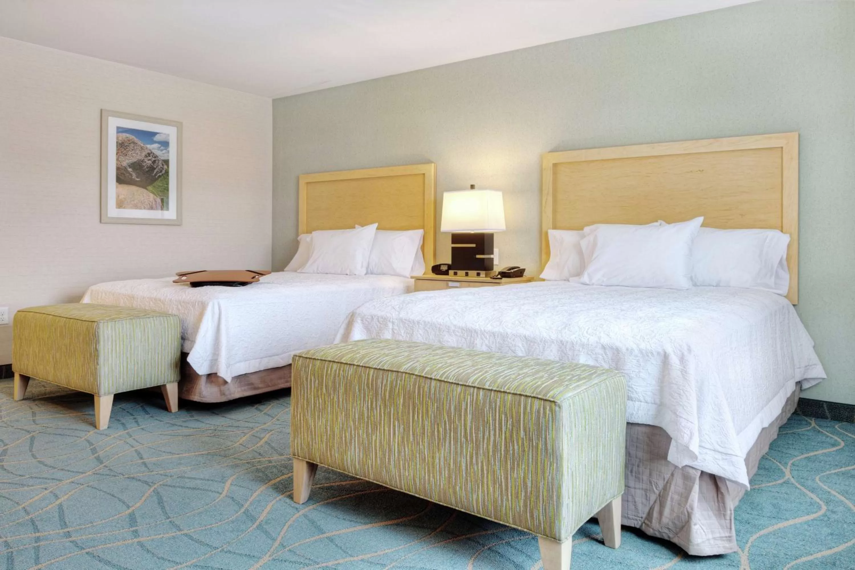 Queen Room with Two Queen Beds with Ocean View in Hampton Inn Bar Harbor