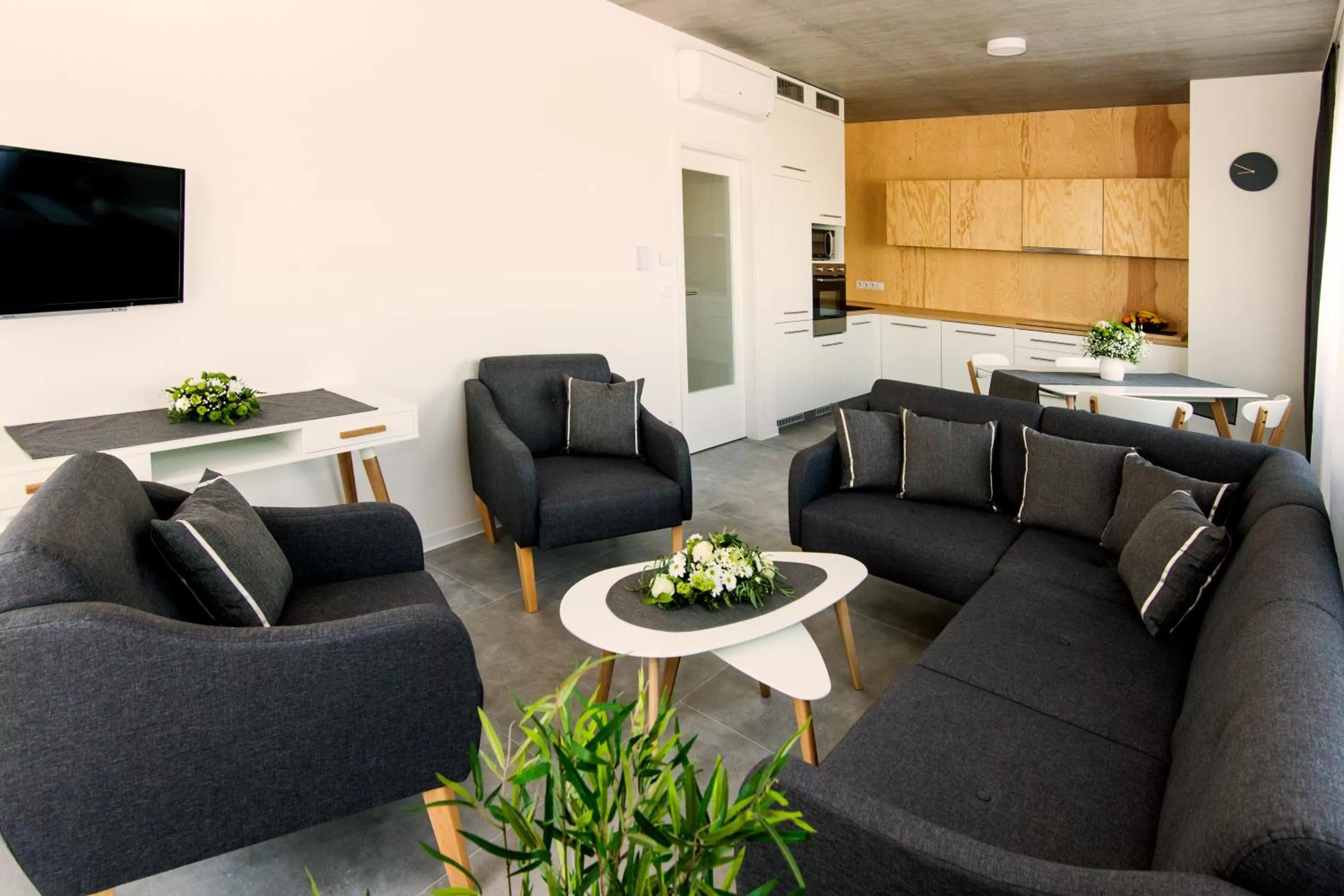 Deluxe Apartment with Panoramic View and Terrace in Residence Trafick