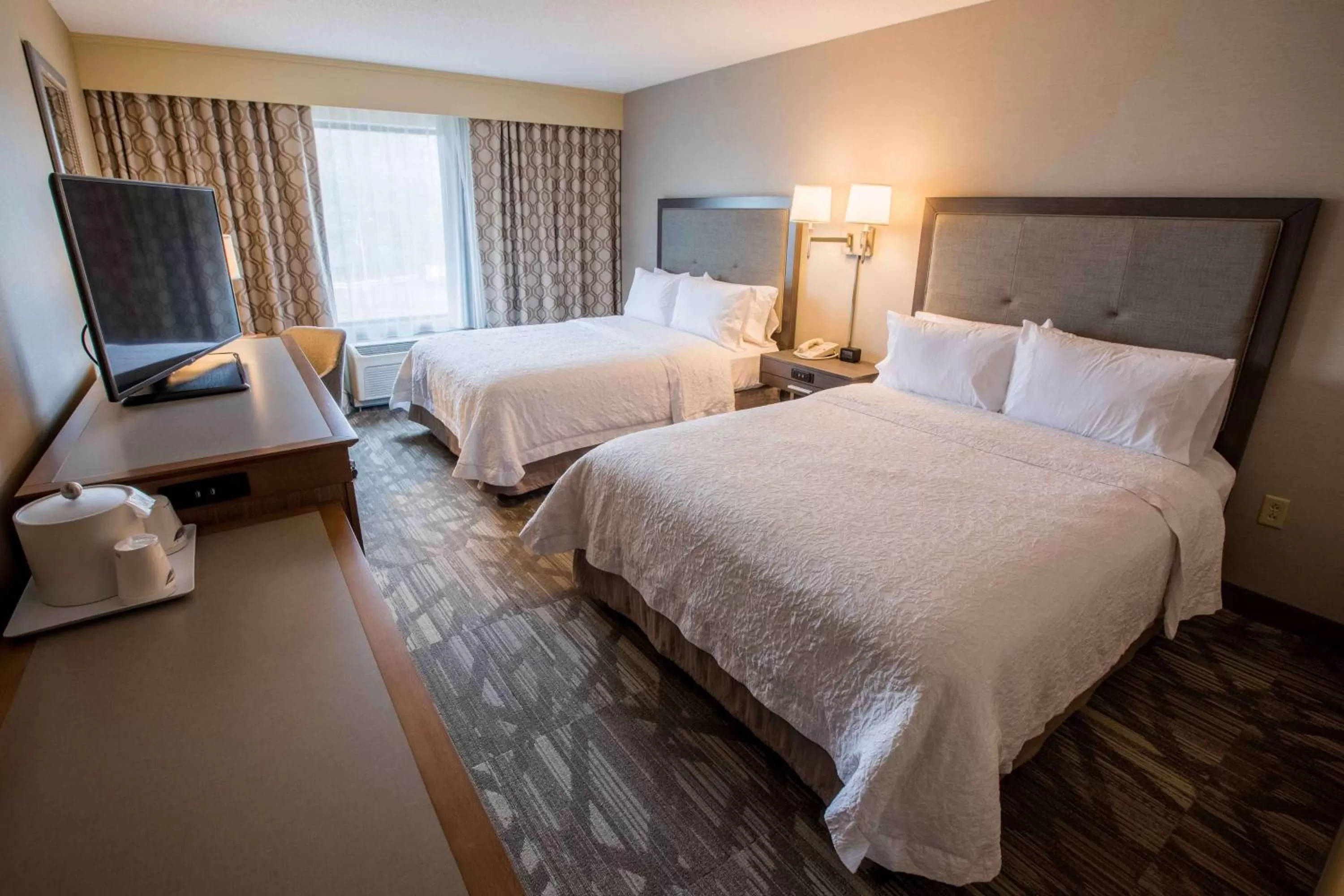 Room with Two Queen Beds - Non-Smoking in Hampton Inn & Suites Tilton