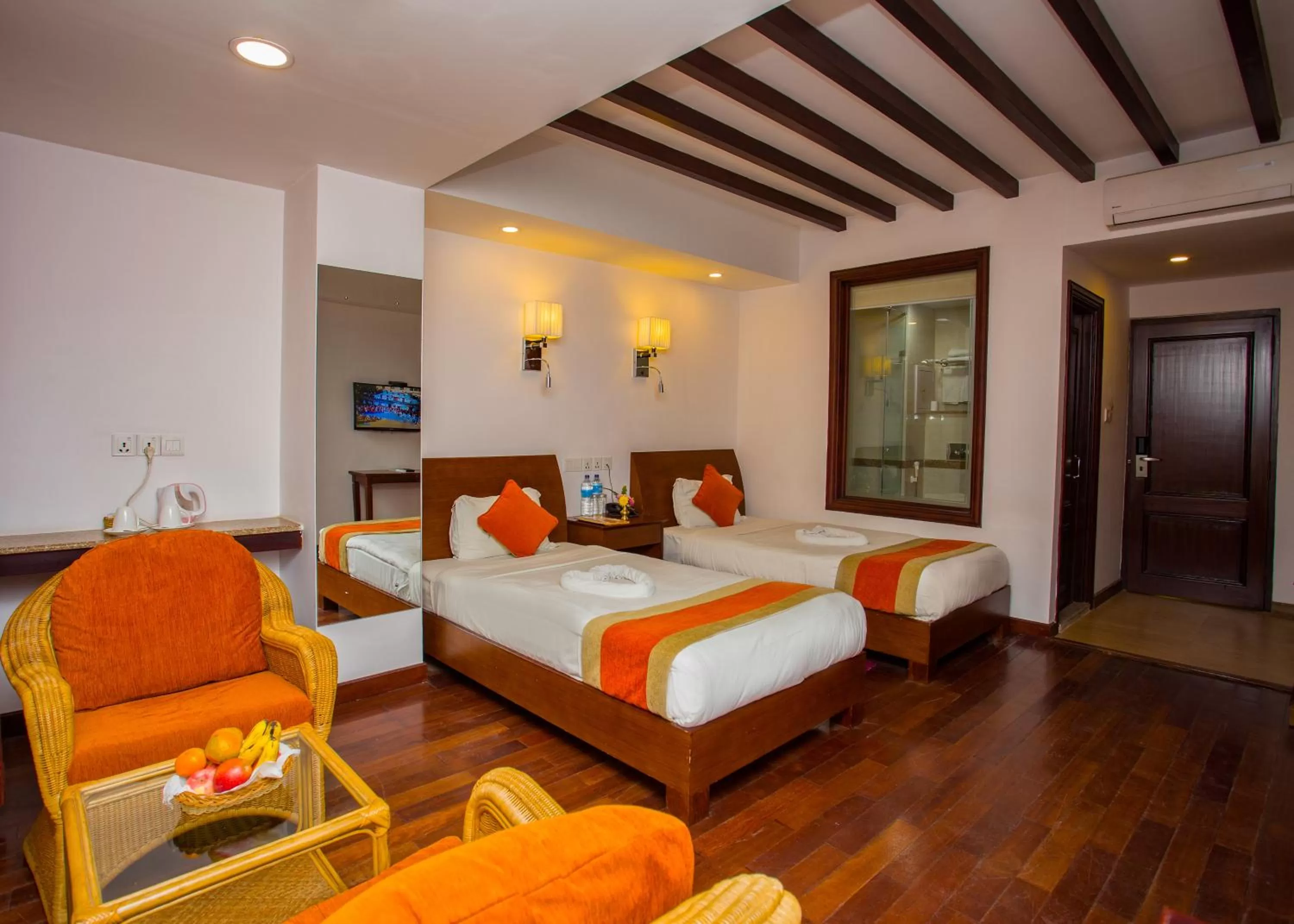 Deluxe Twin Room with Garden View in Apsara Boutique Hotel