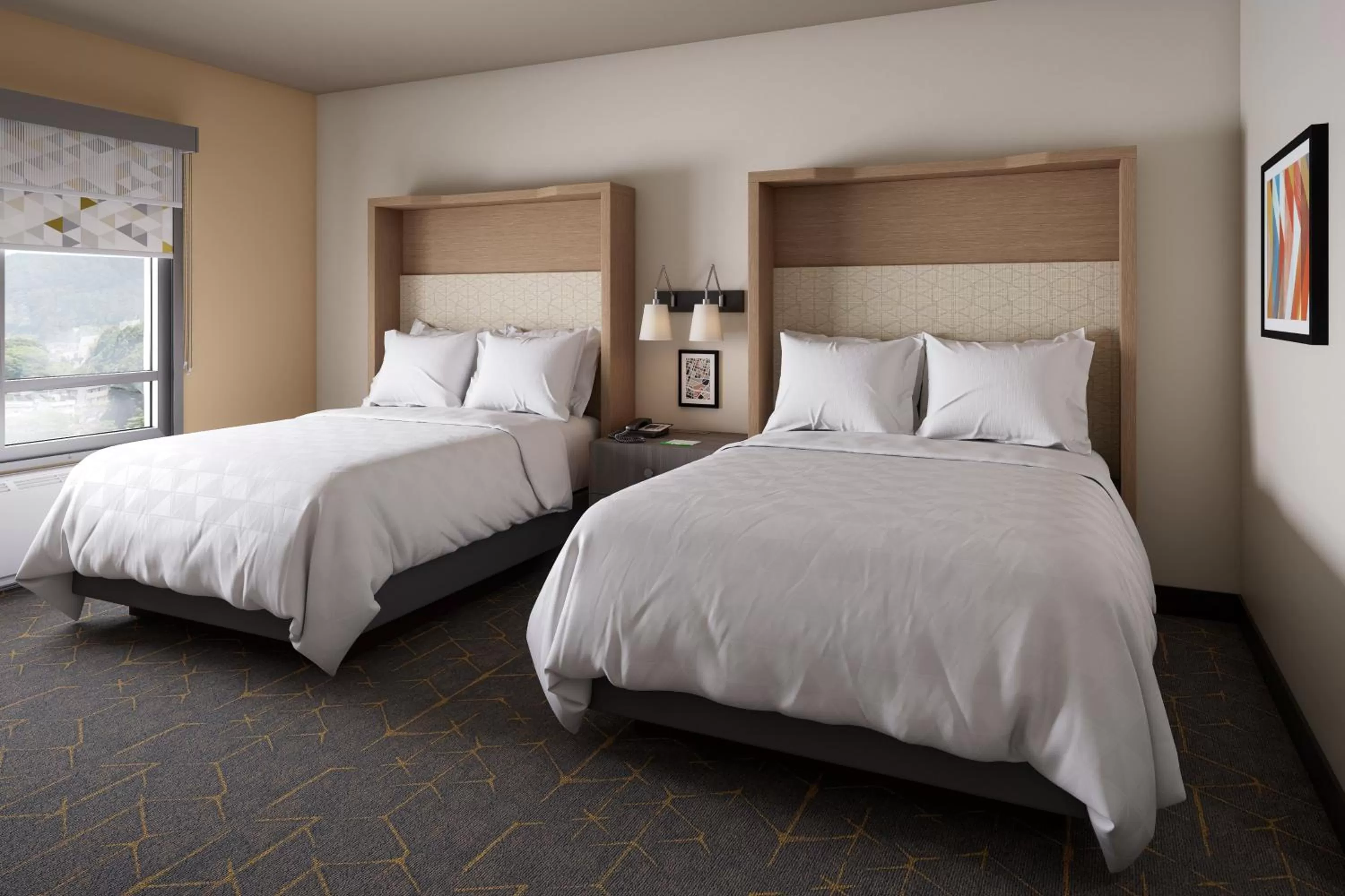 Standard Queen Room with Two Queen Beds and Mobility Accessible Tub in Holiday Inn Clarkston - Lewiston by IHG